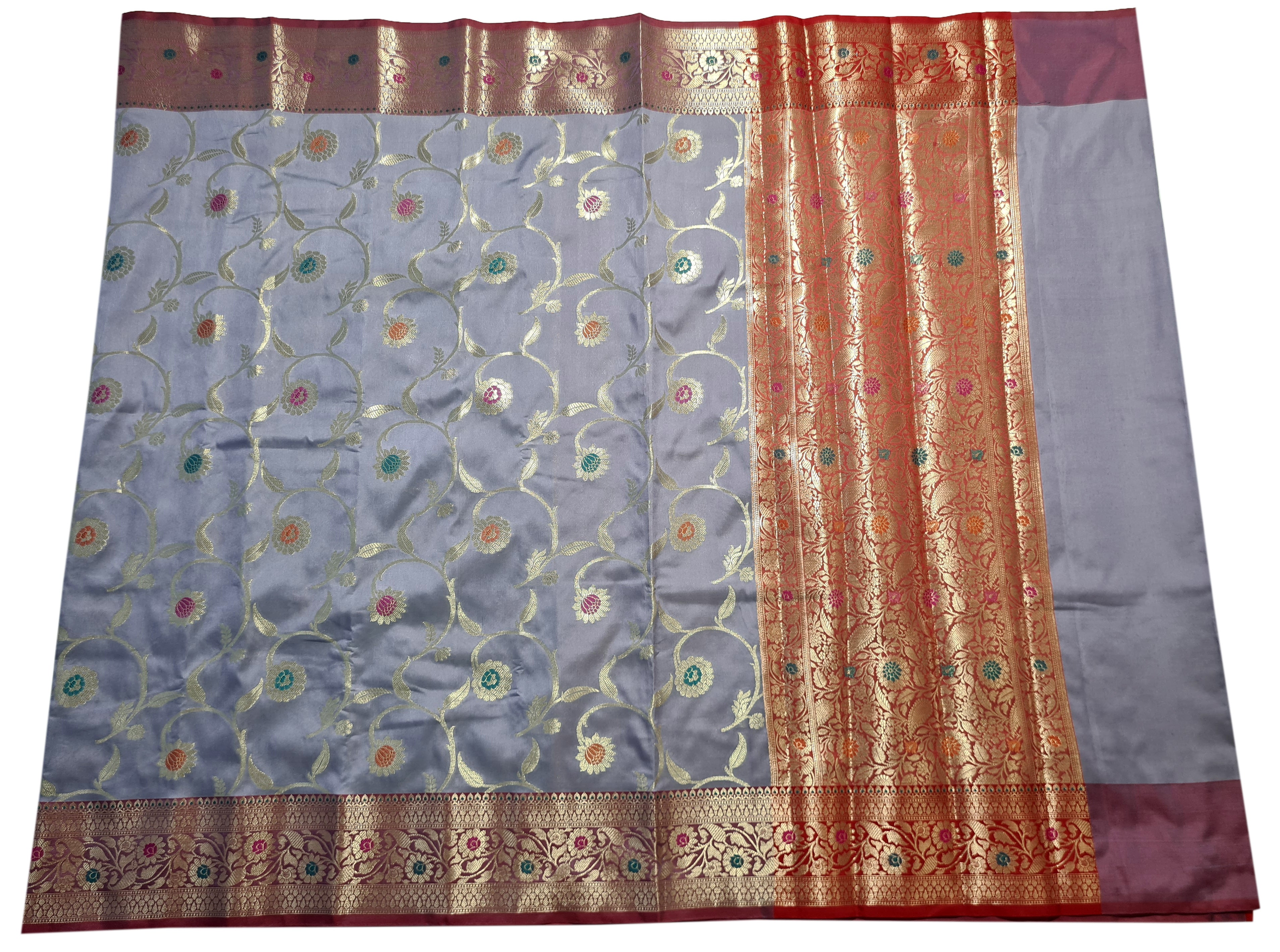 Banarasi Katan Jaal Silk Sarees