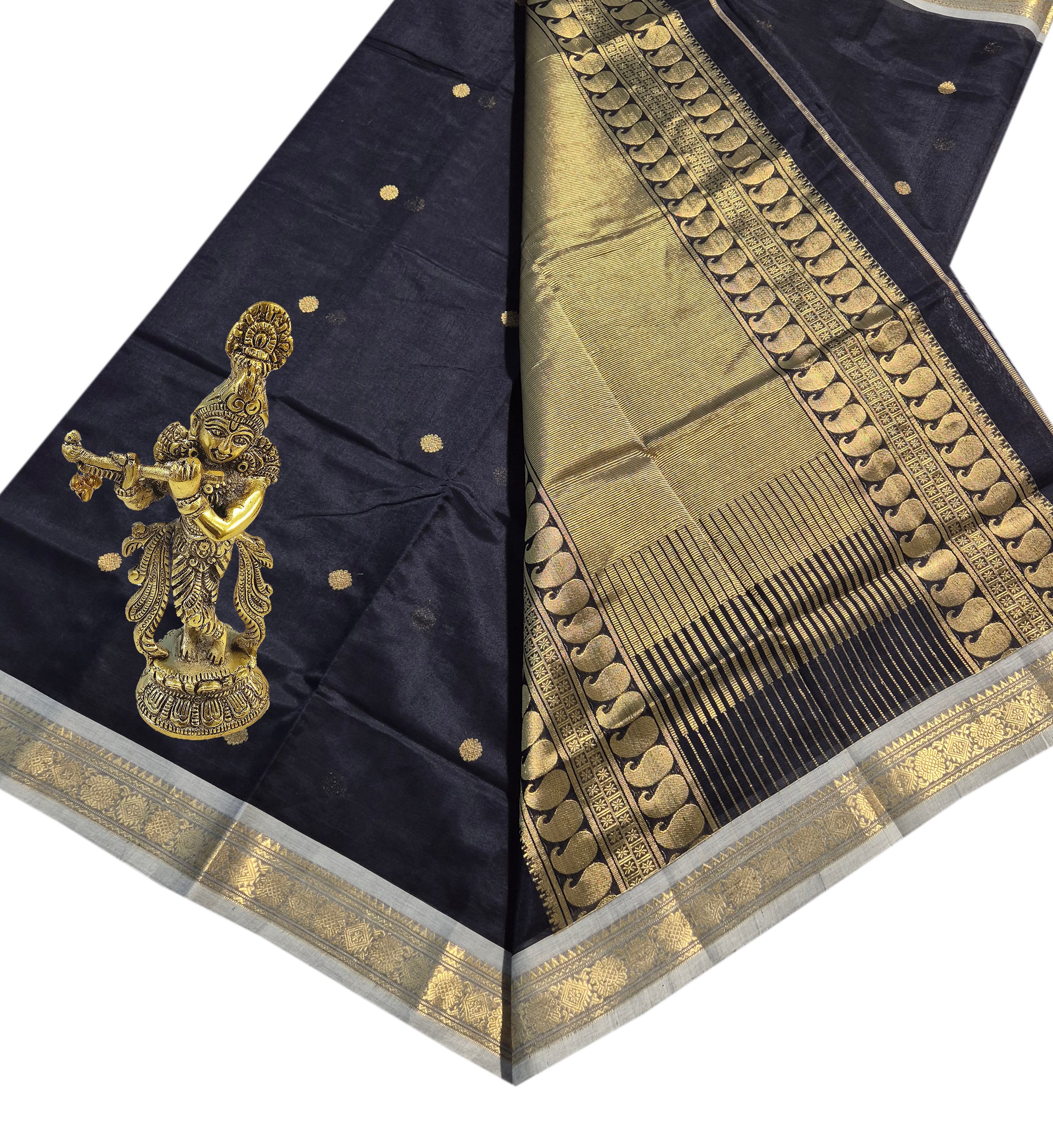 Kanchipuram Pure Silk Cotton Saree