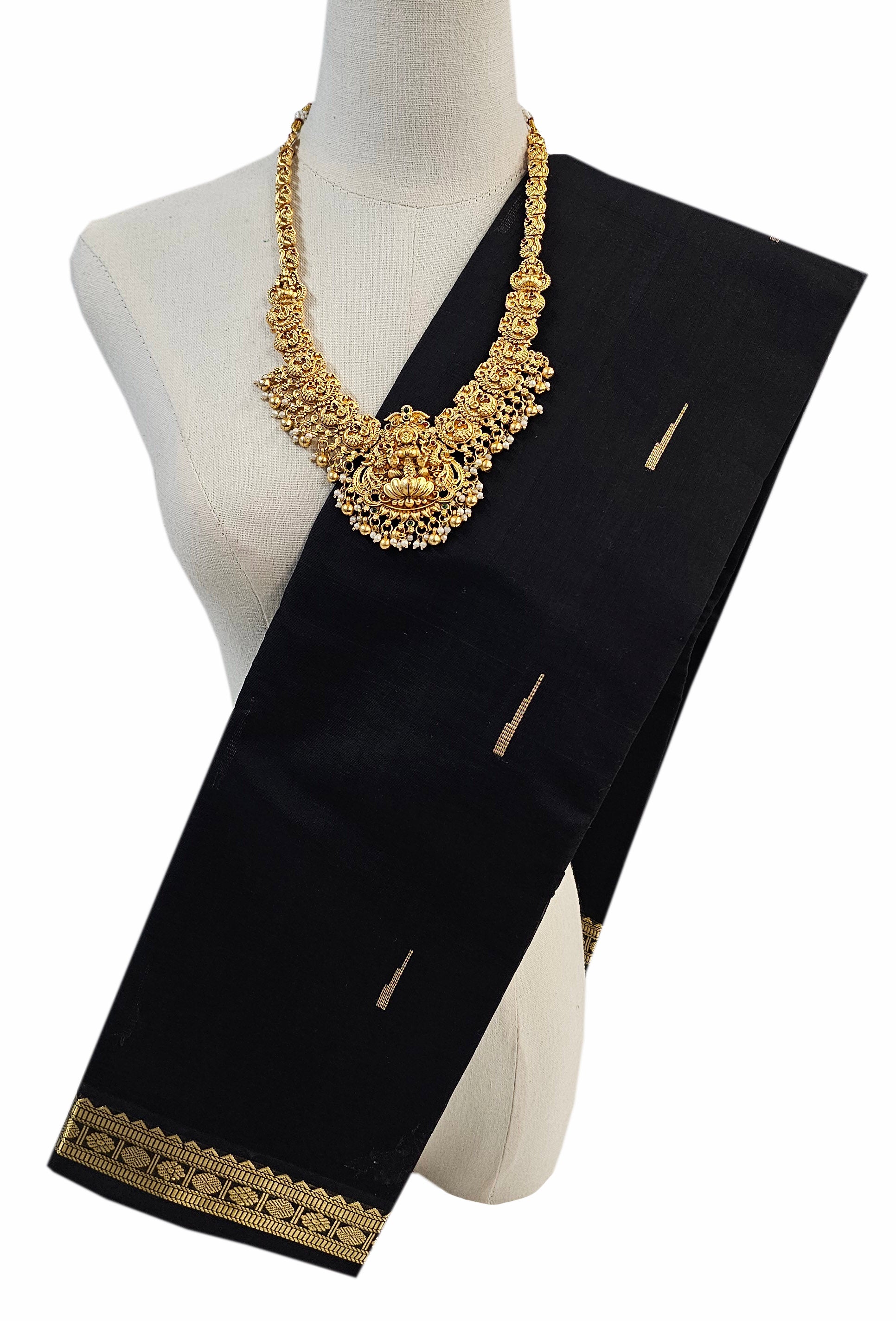 Kanchipuram Rich pallu Cotton Saree