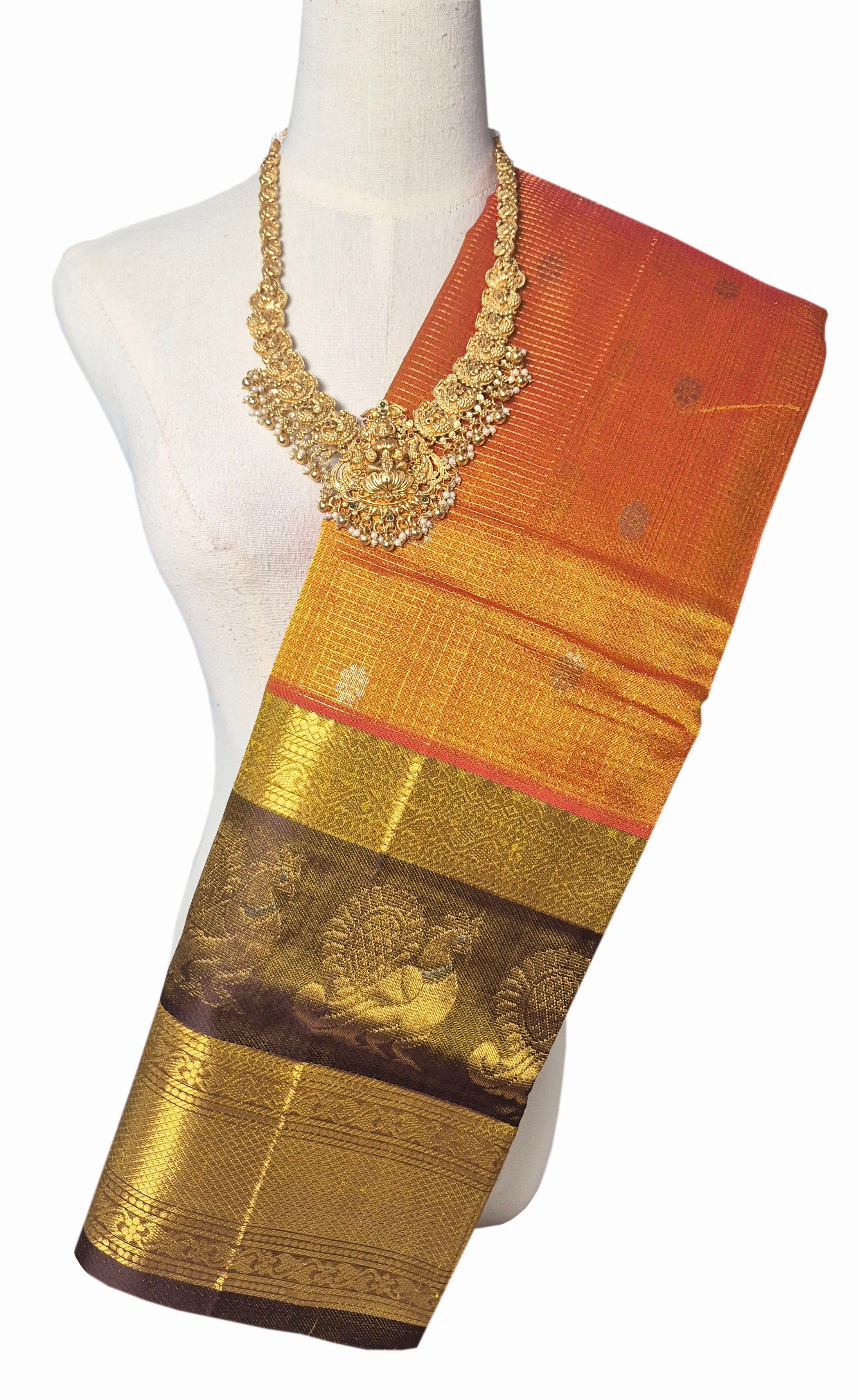 Vairaoosi Kanchipuram Pure Silk Cotton Saree