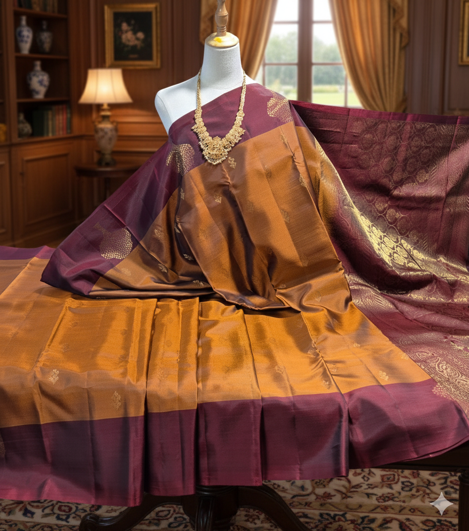 Kanchipuram Pure Soft Silk Saree