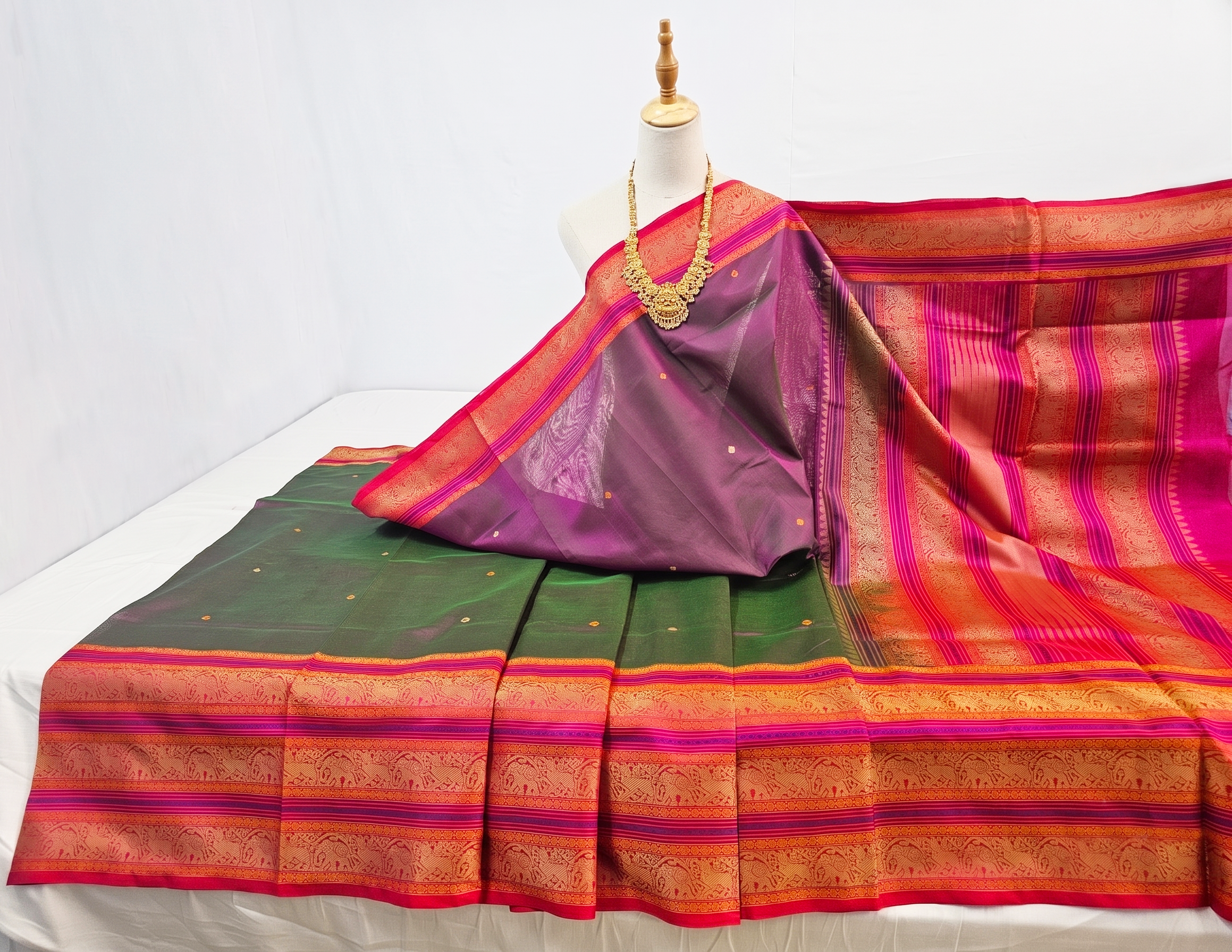 Kanchipuram Pure Silk Cotton Saree