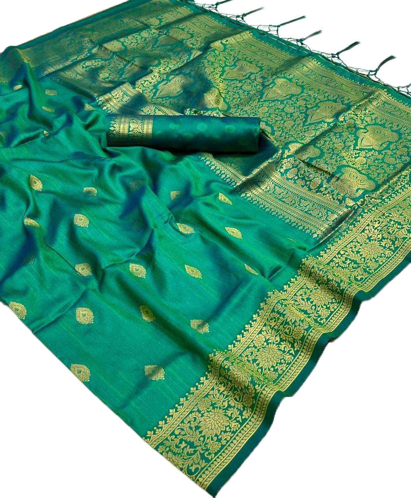 Rajtex Kanyaatha Silk Series 301001-301006 Weaving Silk Saree