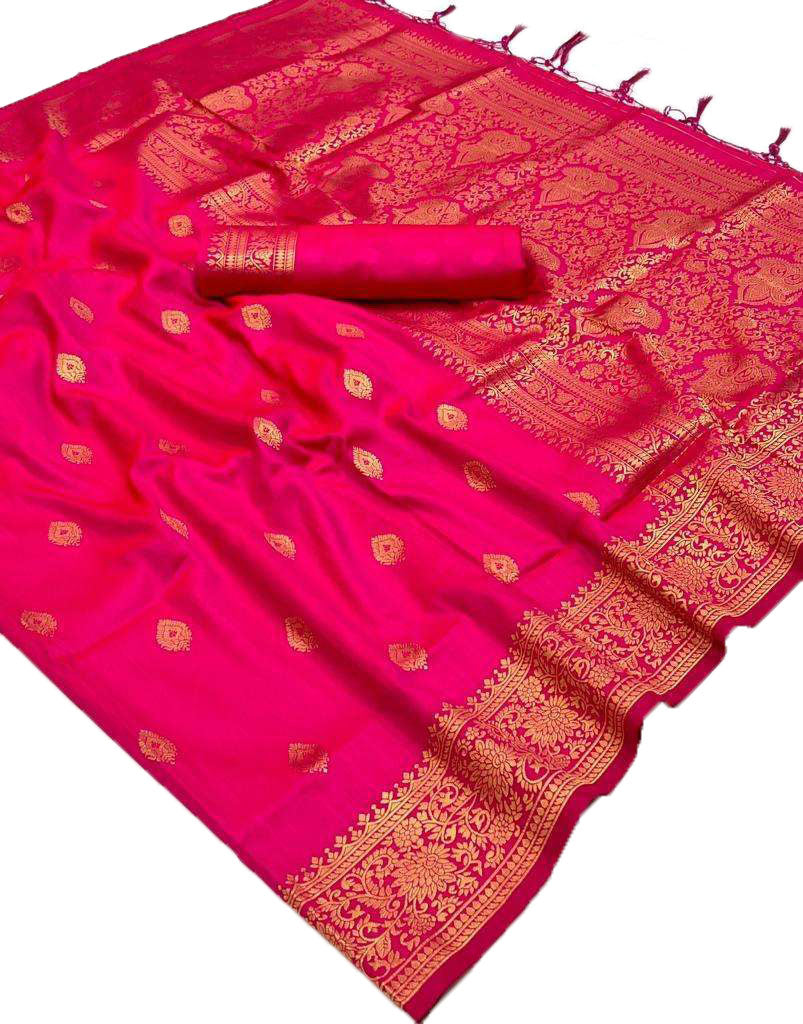 Rajtex Kanyaatha Silk Series 301001-301006 Weaving Silk Saree