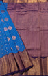 Kanchi Vegan Silk Saree With Contrast Blouse and Rich Jari Pallu