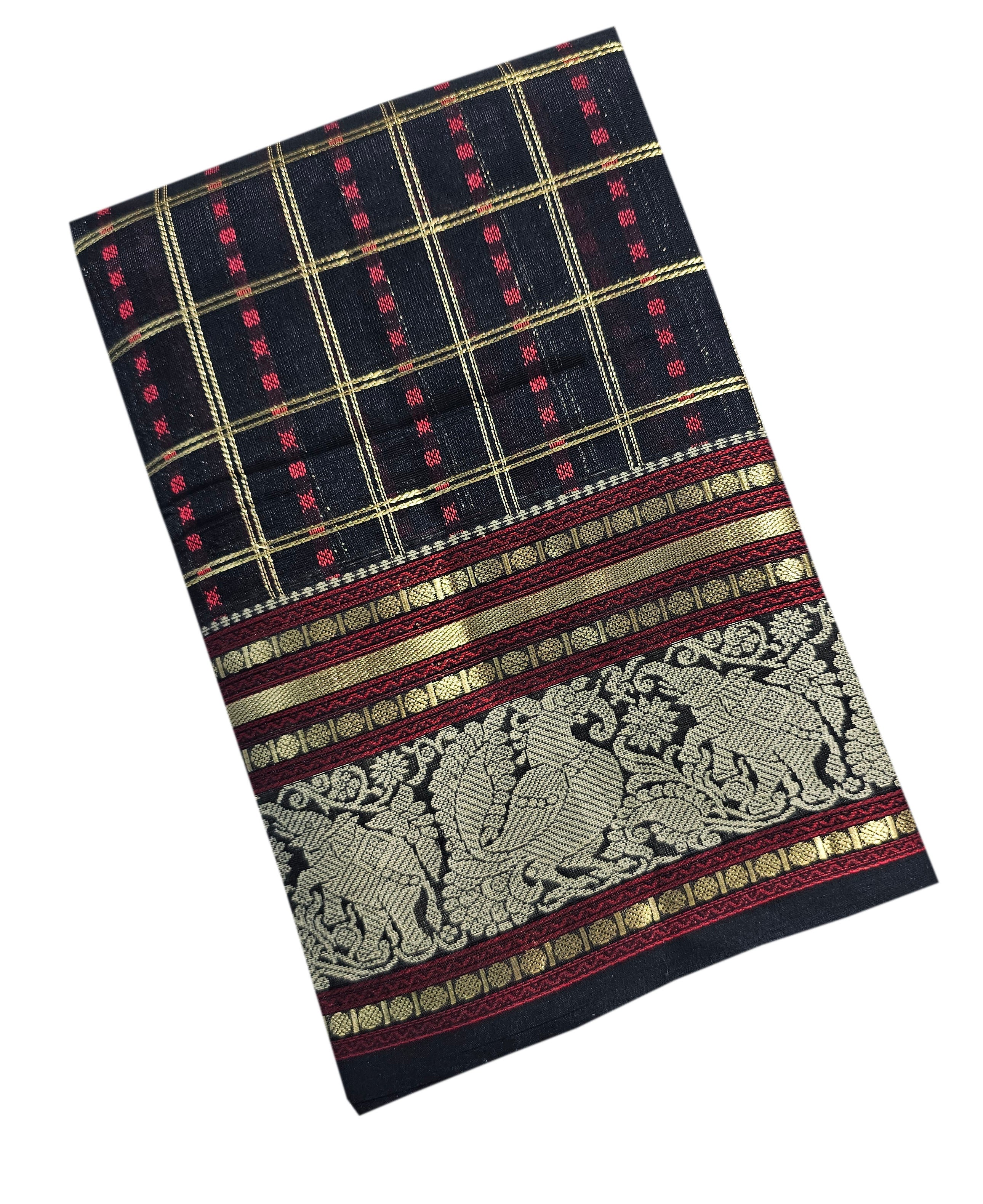 Kanchipuram Pure Silk Cotton Saree