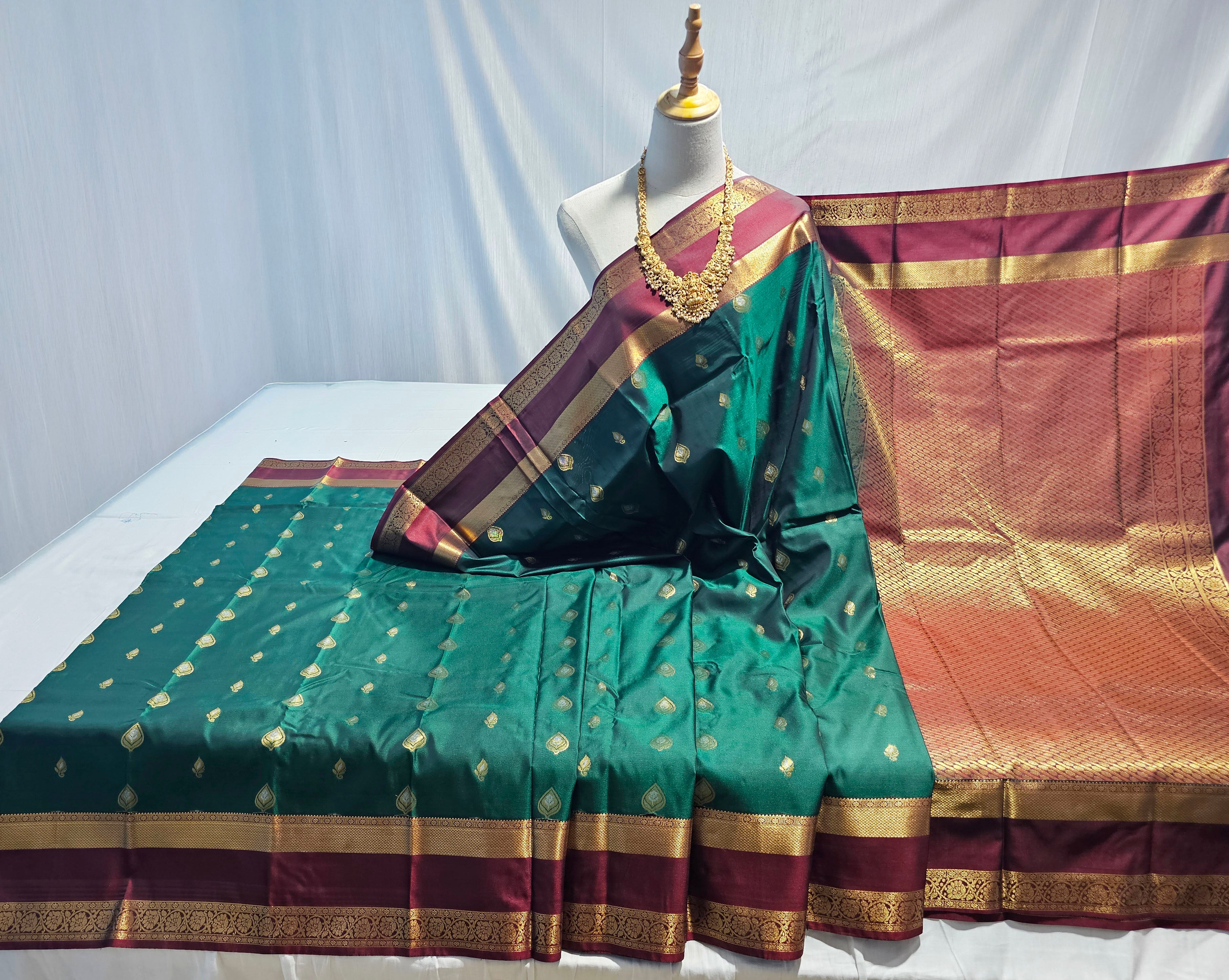 Kanchipuram Pure Soft Silk Saree
