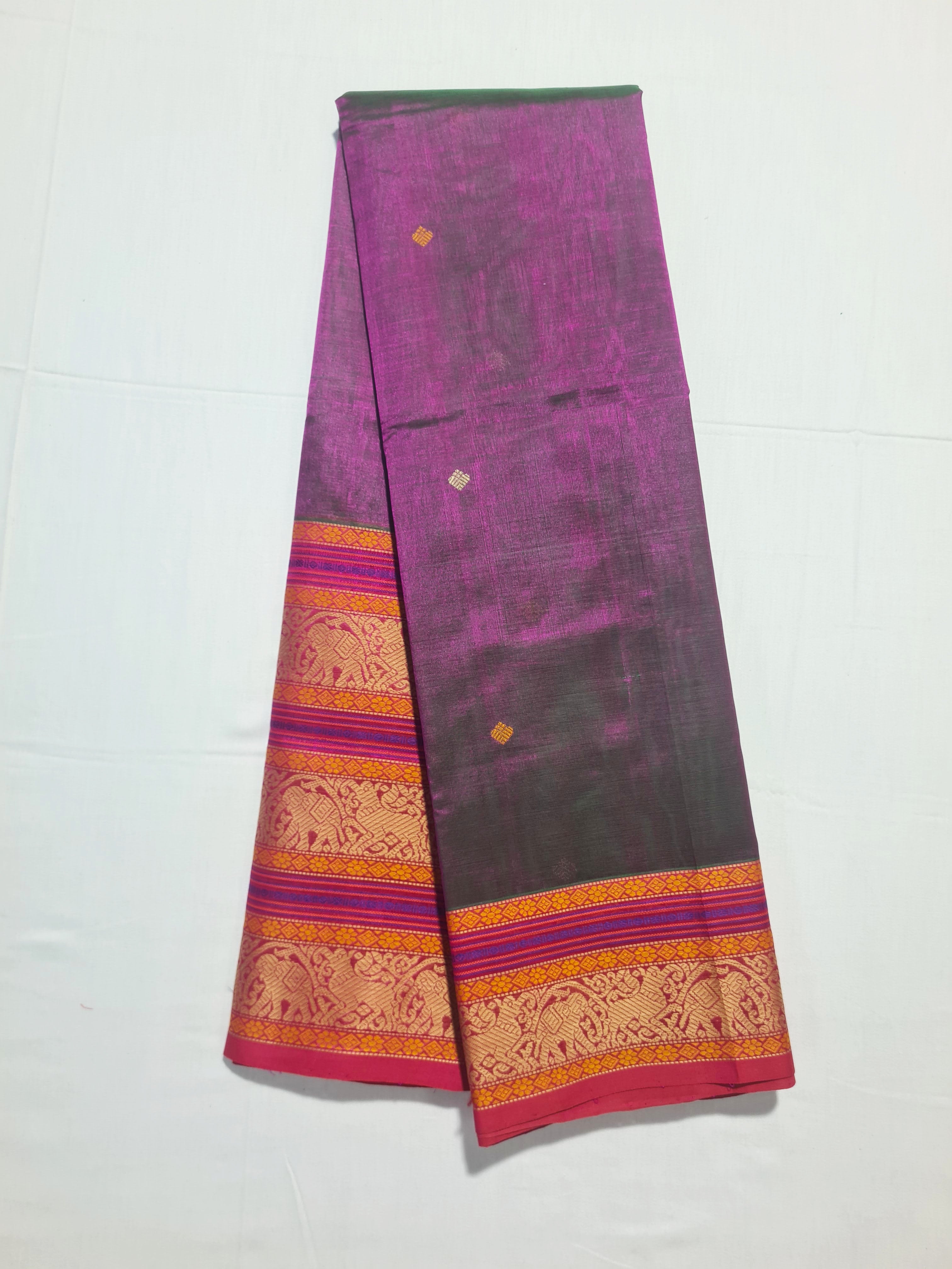 Kanchipuram Pure Silk Cotton Saree