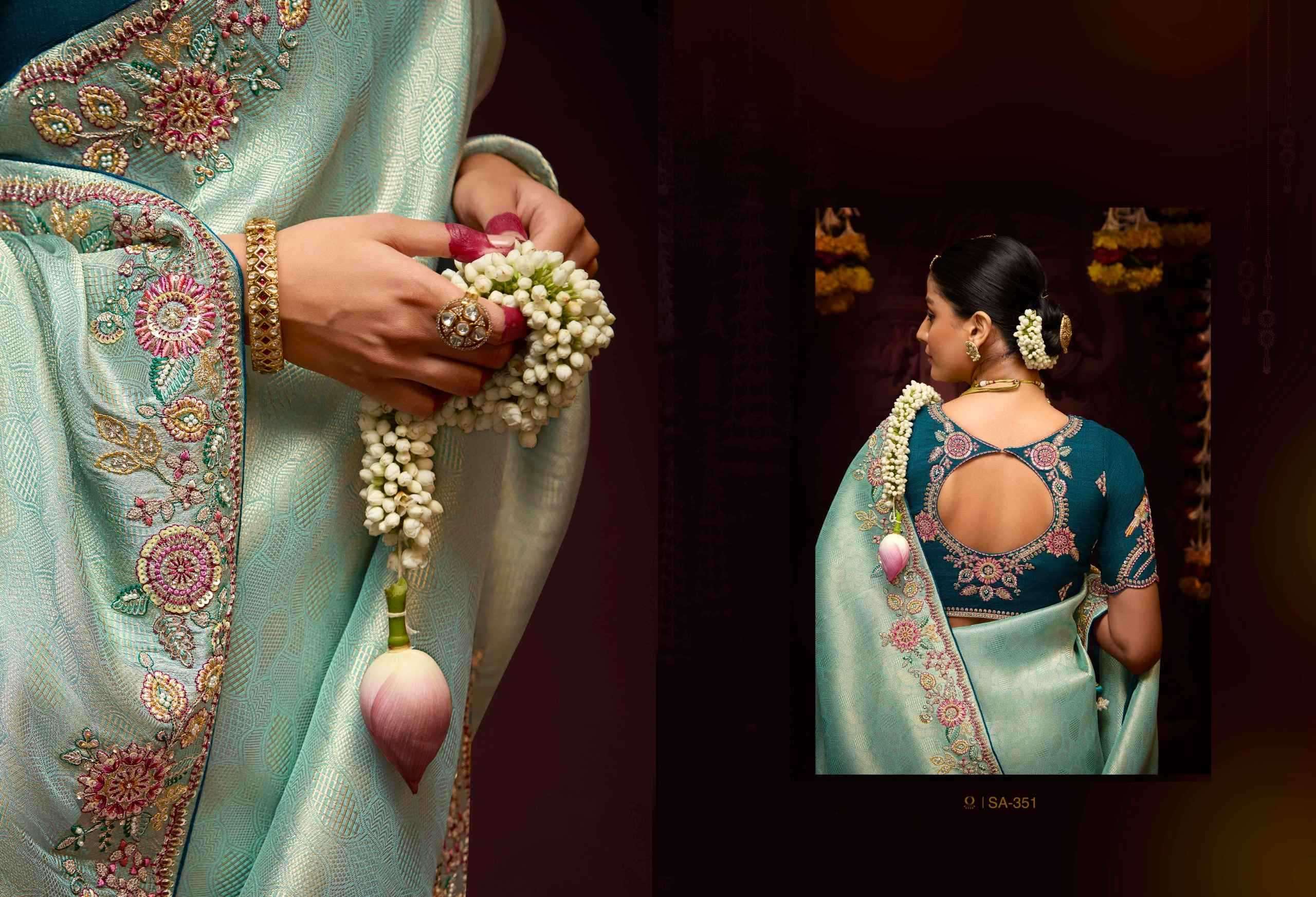 Kimora Presents Prasang 341 To 351 Pure Banarasi Kanjivaram Sarees Collections