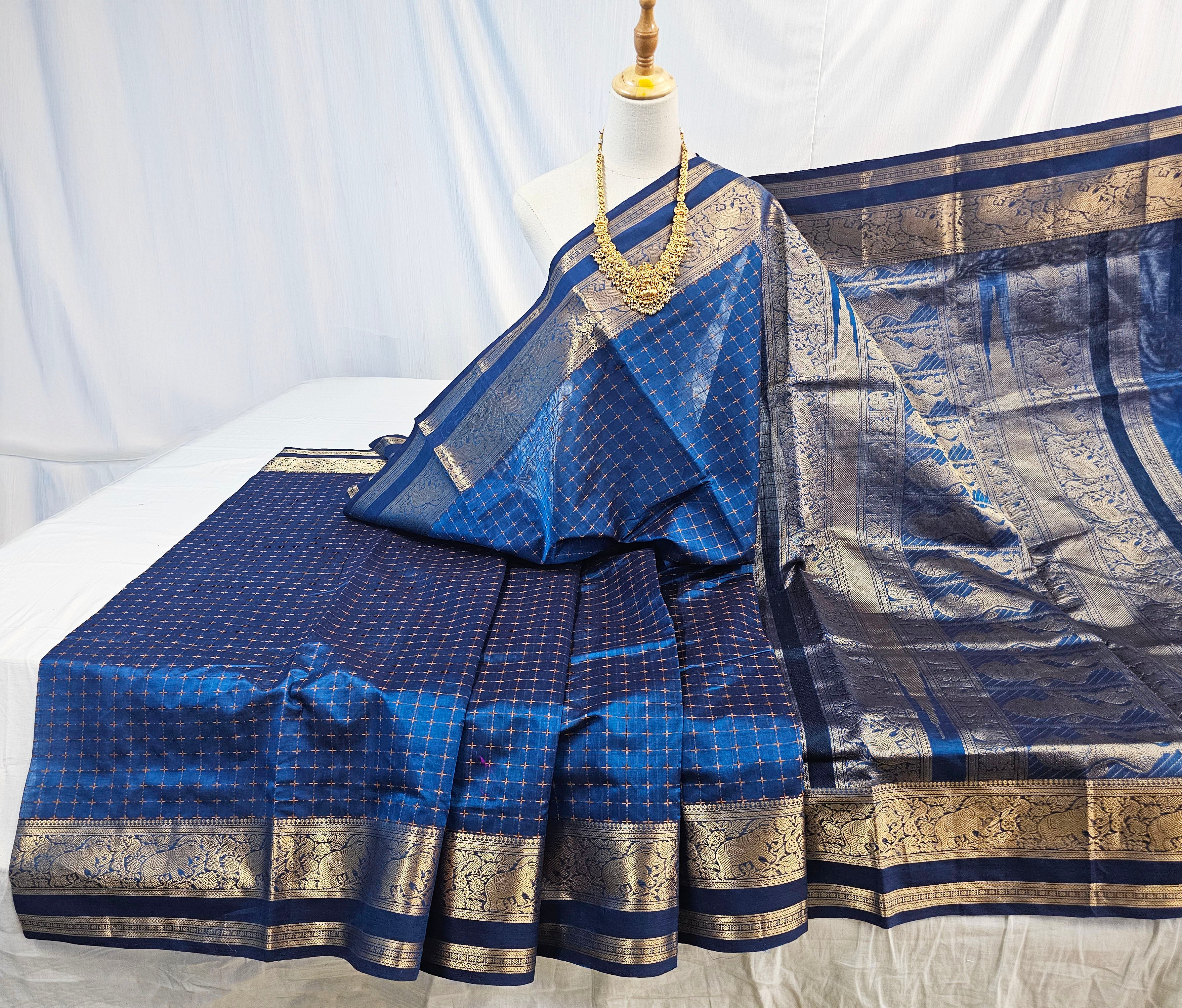 Kanchipuram Pure Silk Cotton Saree