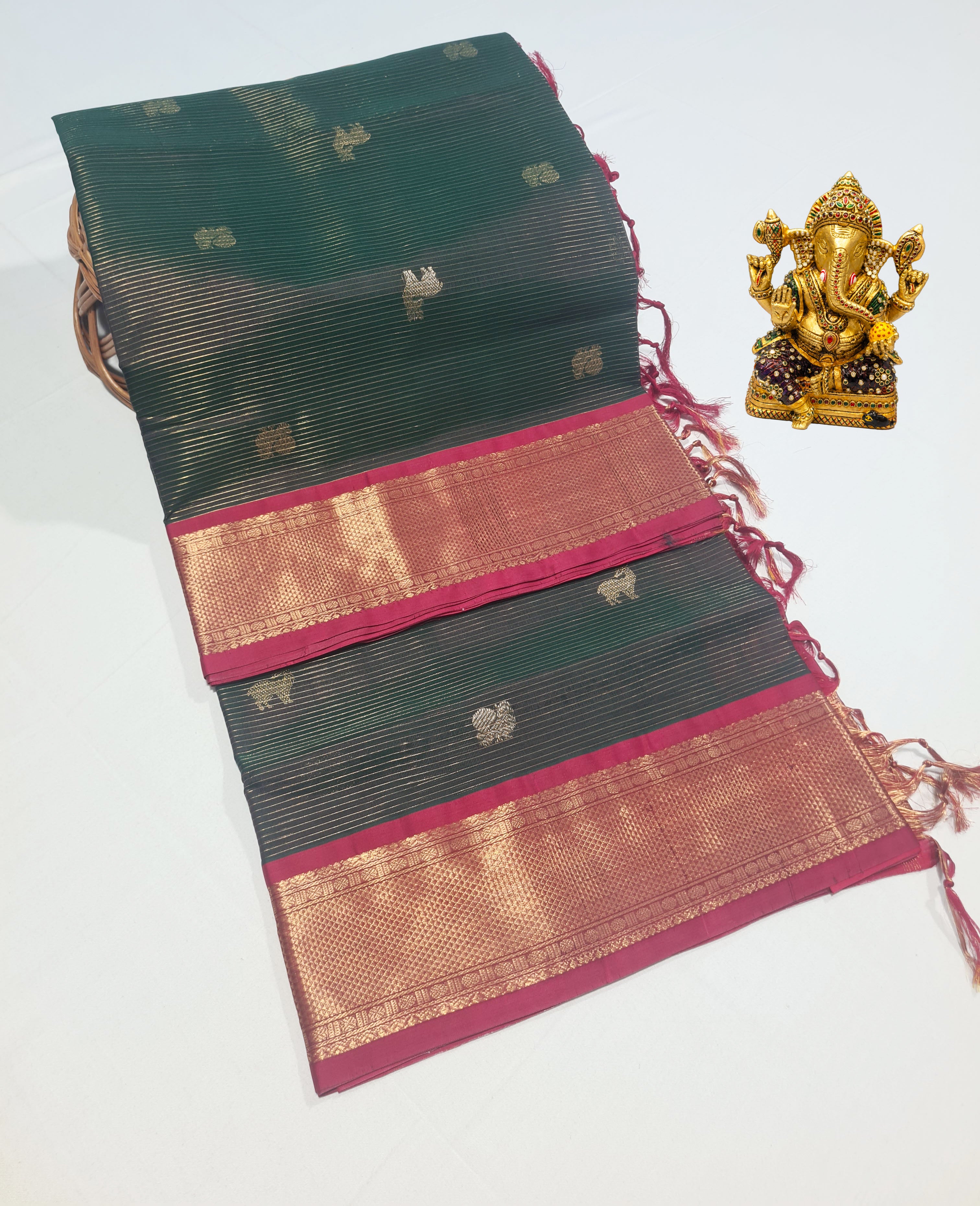 Kanchipuram Pure Silk Cotton Saree
