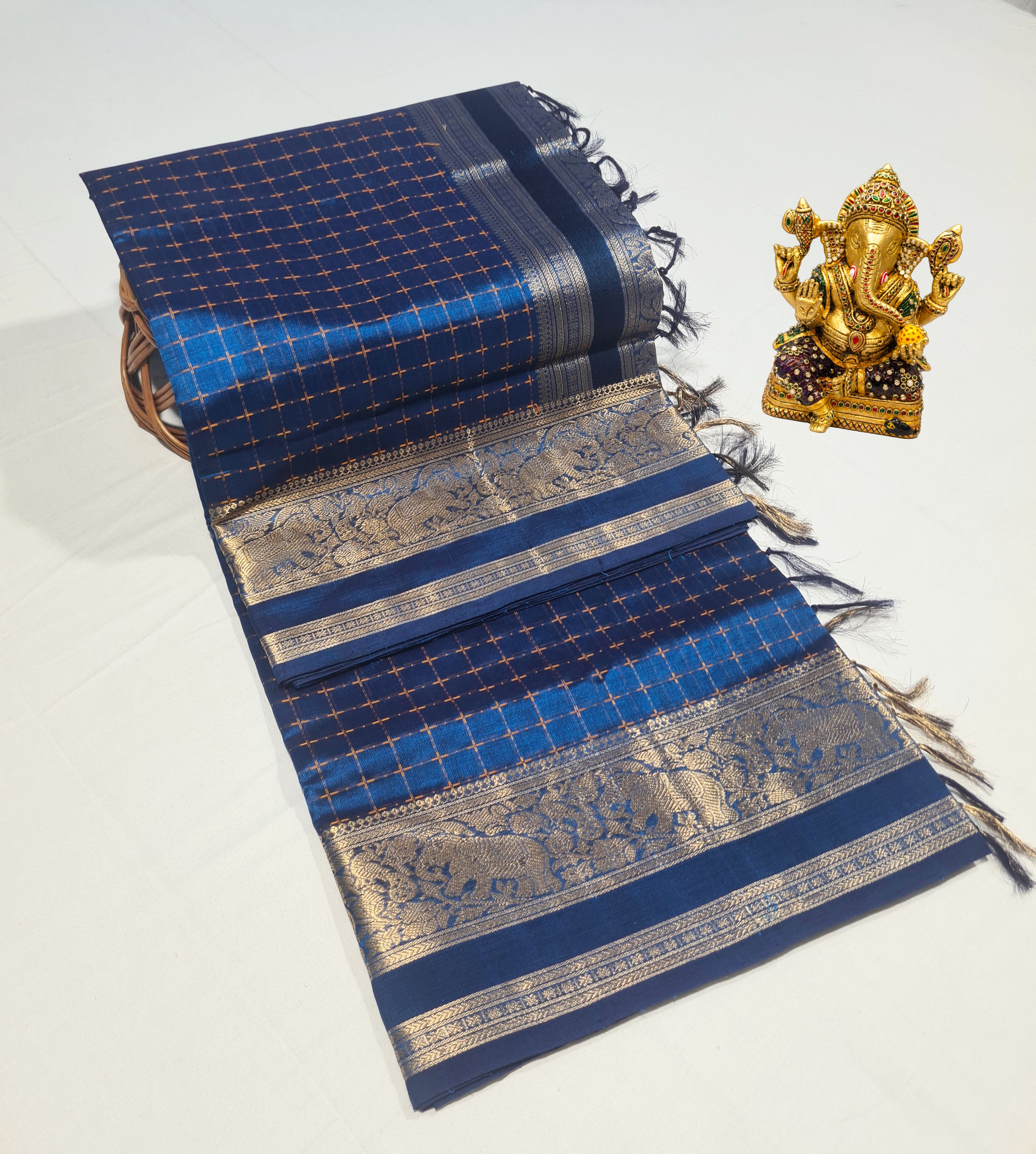 Kanchipuram Pure Silk Cotton Saree