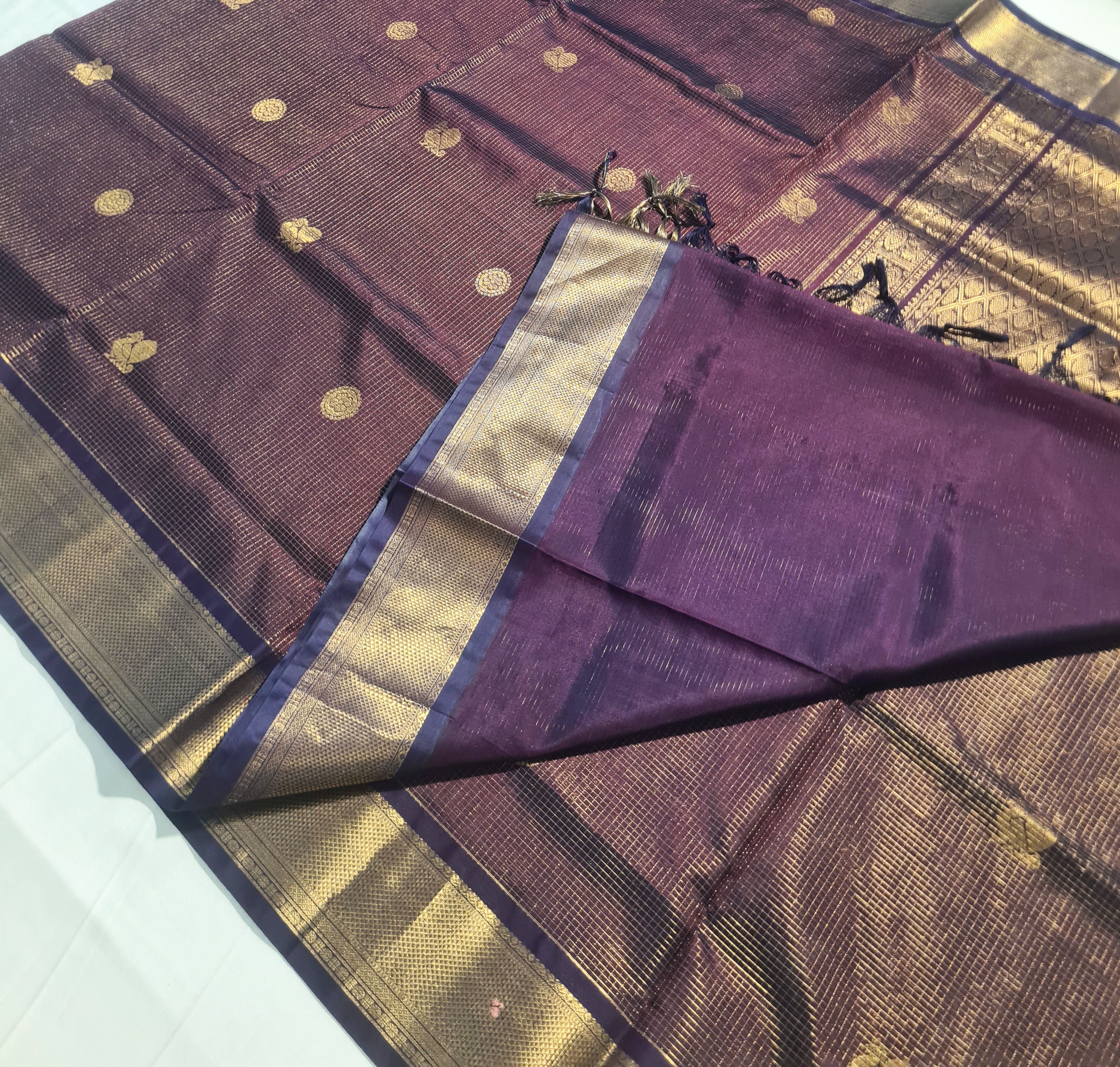 Kanchipuram Pure Silk Cotton Saree