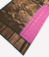 Kanchi Vegan Silk Saree With Contrast Blouse and Rich Jari Pallu