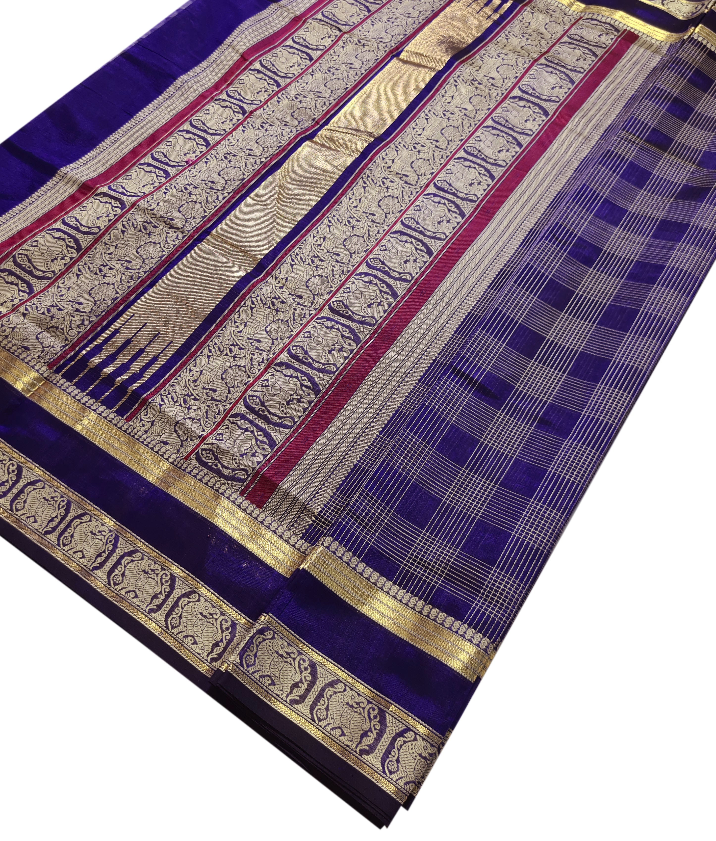 Kanchipuram Pure Silk Cotton Saree
