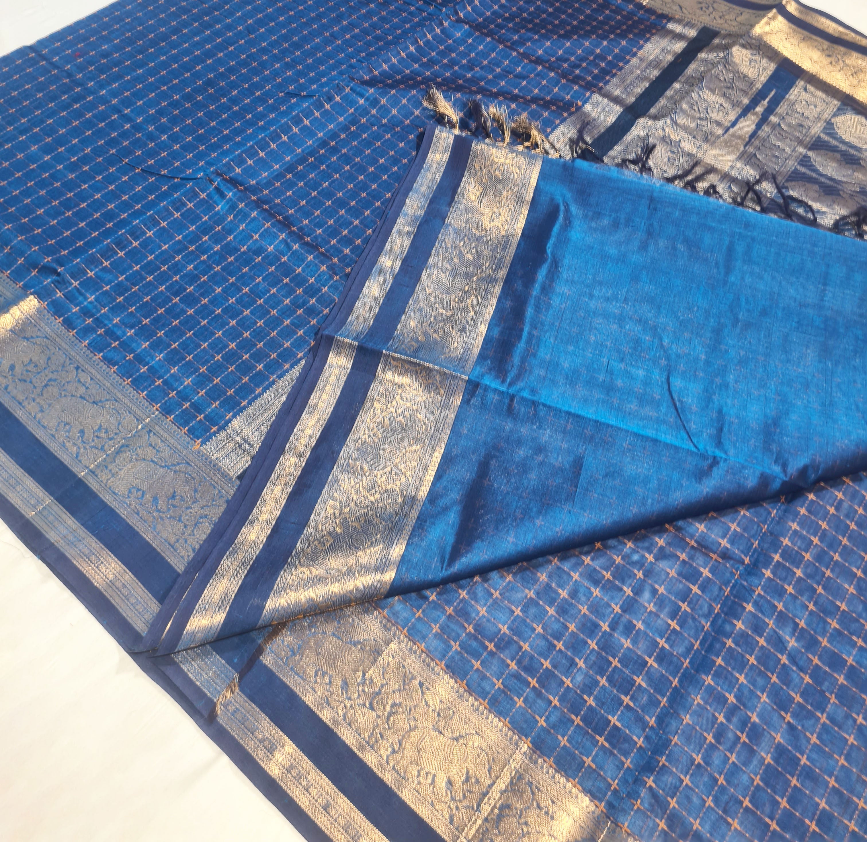 Kanchipuram Pure Silk Cotton Saree