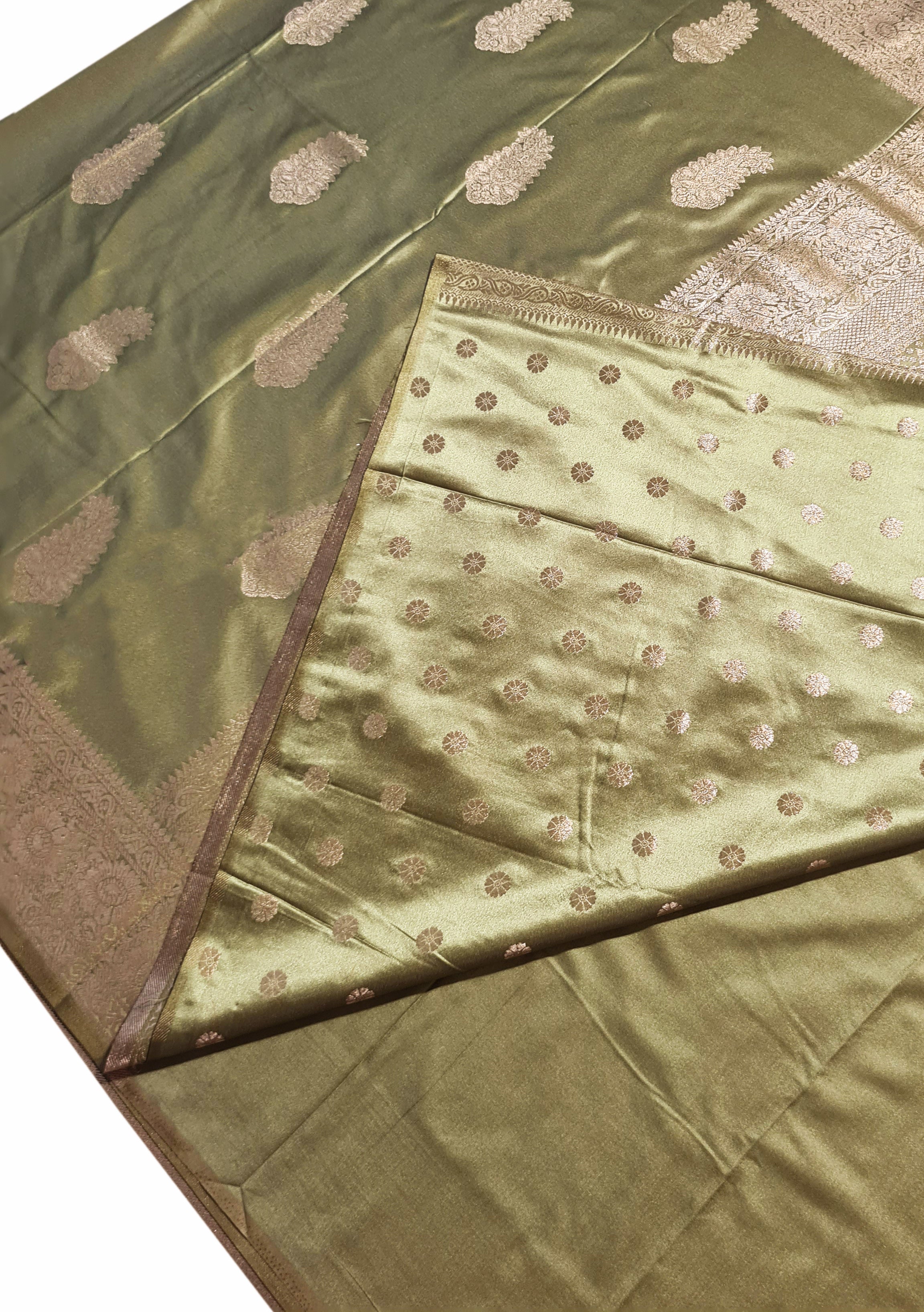 Bengaluru Crape Antic Silk Meena Sarees