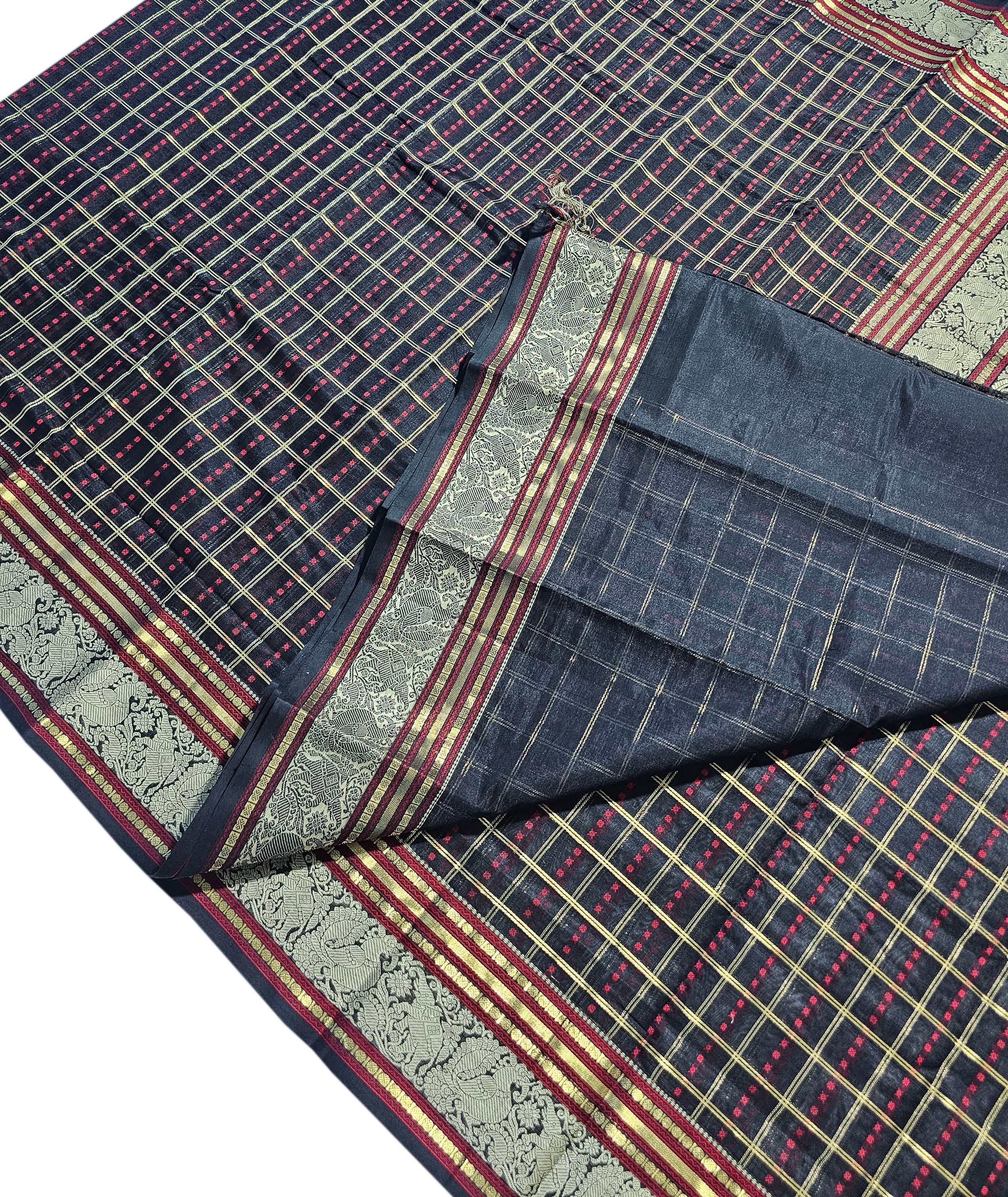 Kanchipuram Pure Silk Cotton Saree