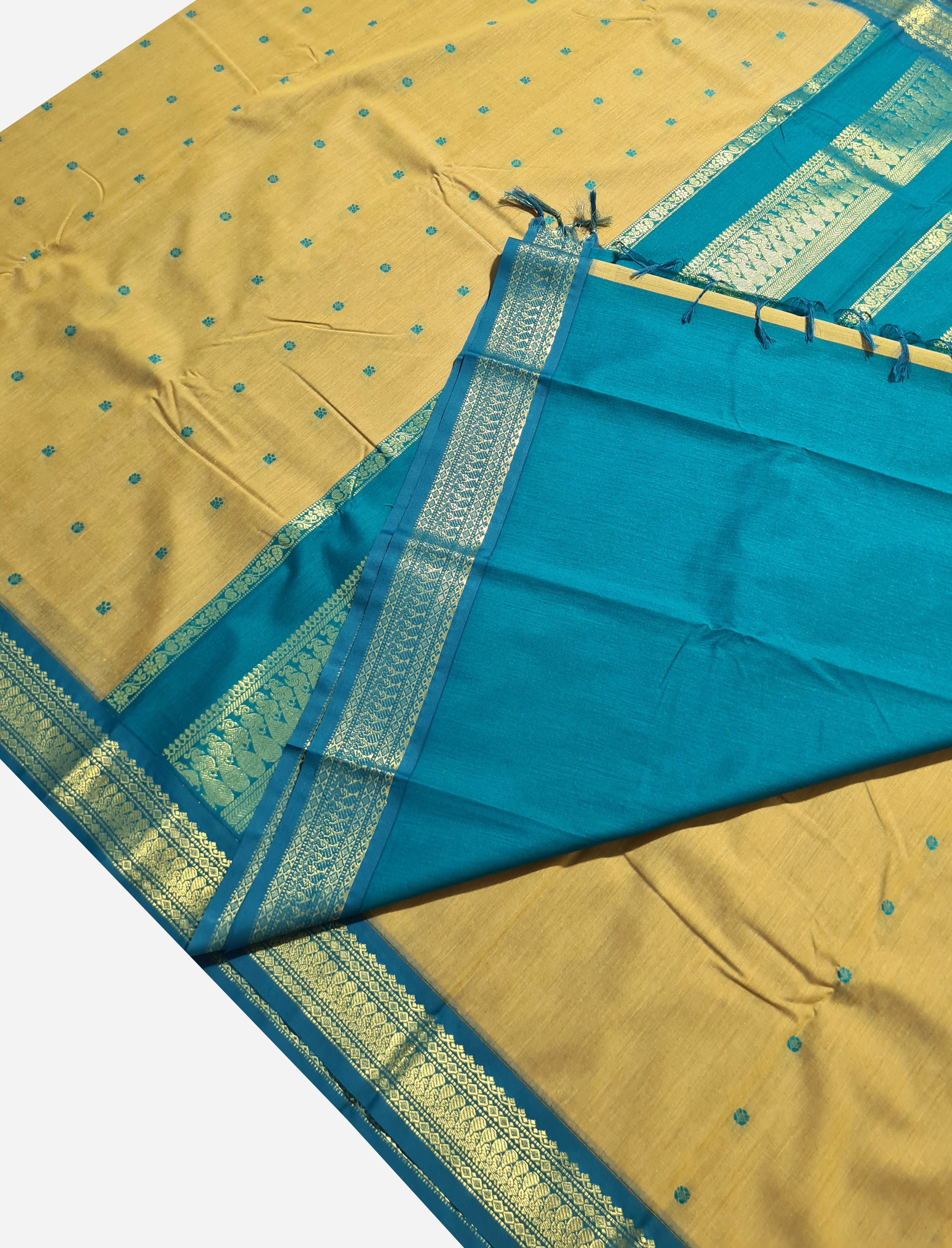 Vairaoosi Agarlic Cotton Silk Sarees