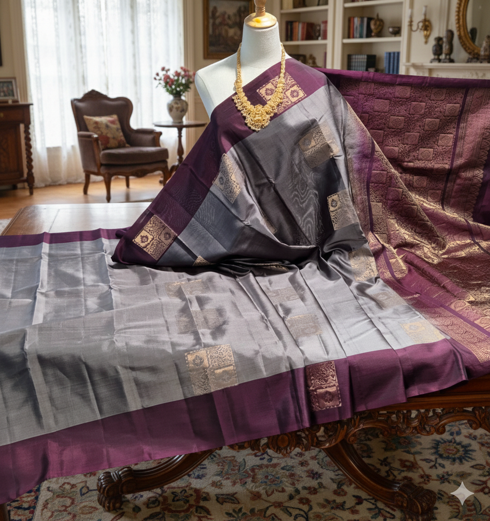 Kanchipuram Pure Soft Silk Saree