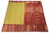 Kanchi Vegan Silk Saree With Contrast Blouse and Rich Jari Pallu