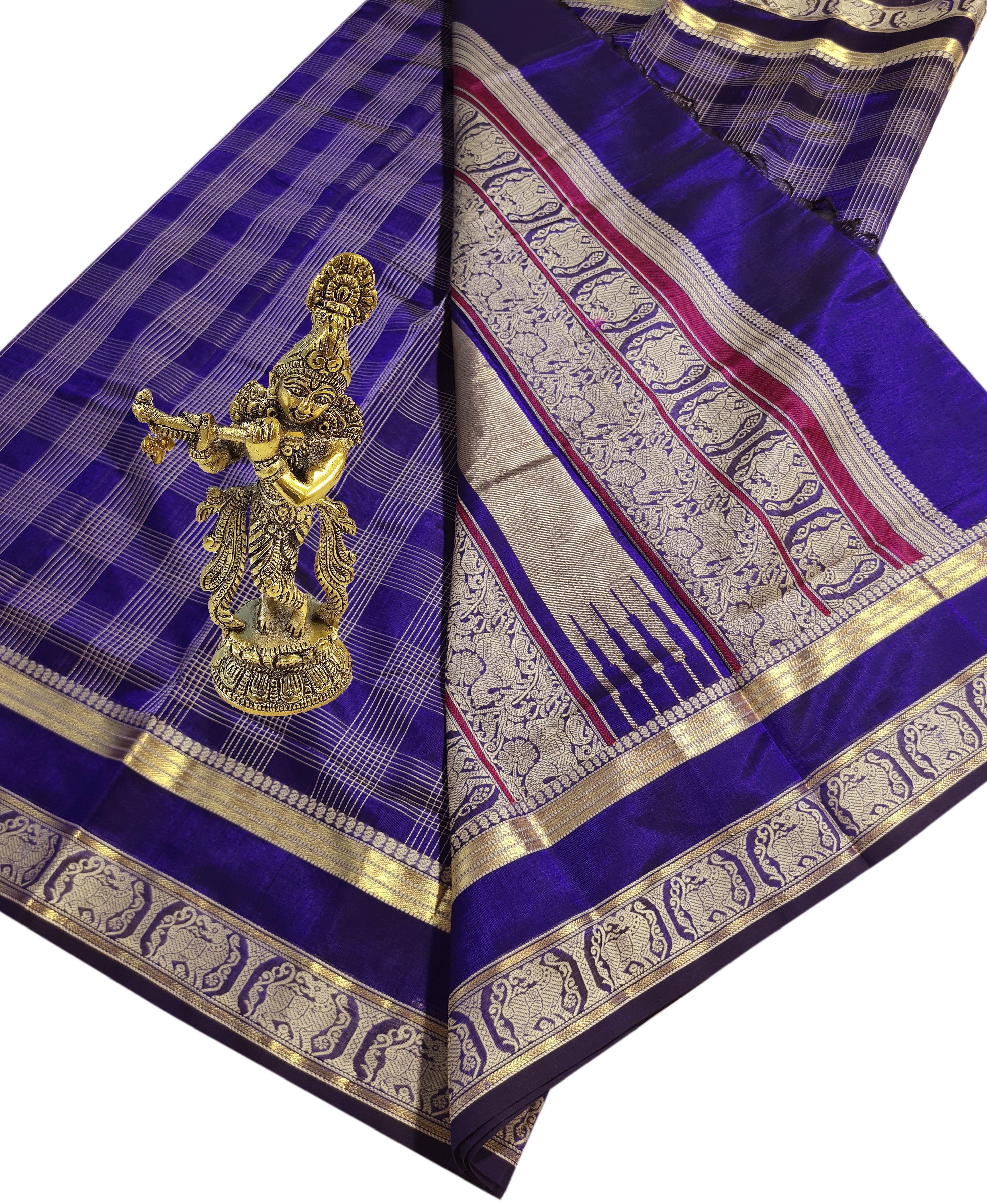 Kanchipuram Pure Silk Cotton Saree