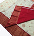 Kanchi Vegan Silk Saree With Contrast Blouse and Rich Jari Pallu