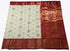 Kanchi Vegan Silk Saree With Contrast Blouse and Rich Jari Pallu