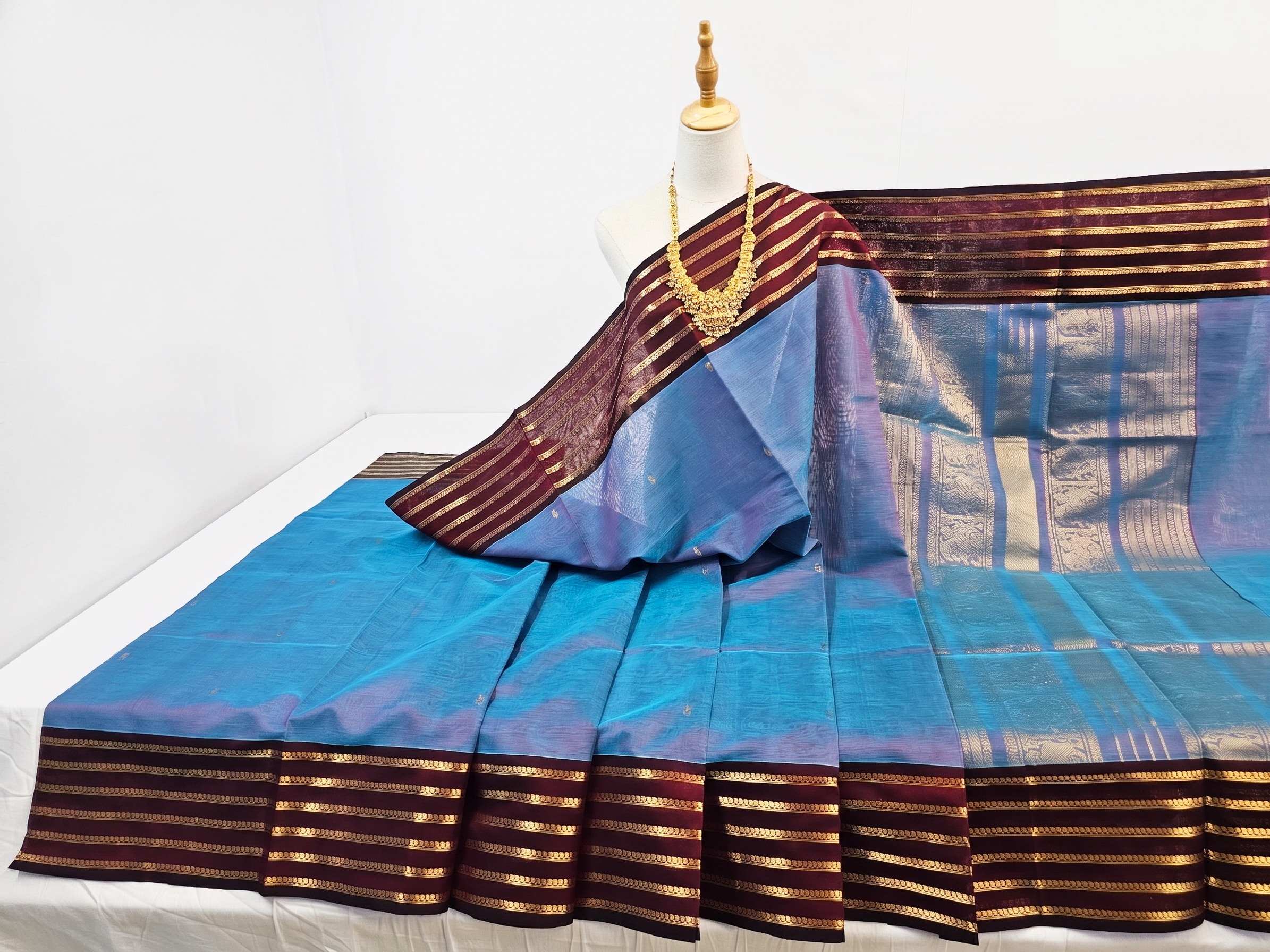Kanchipuram Pure Silk Cotton Saree