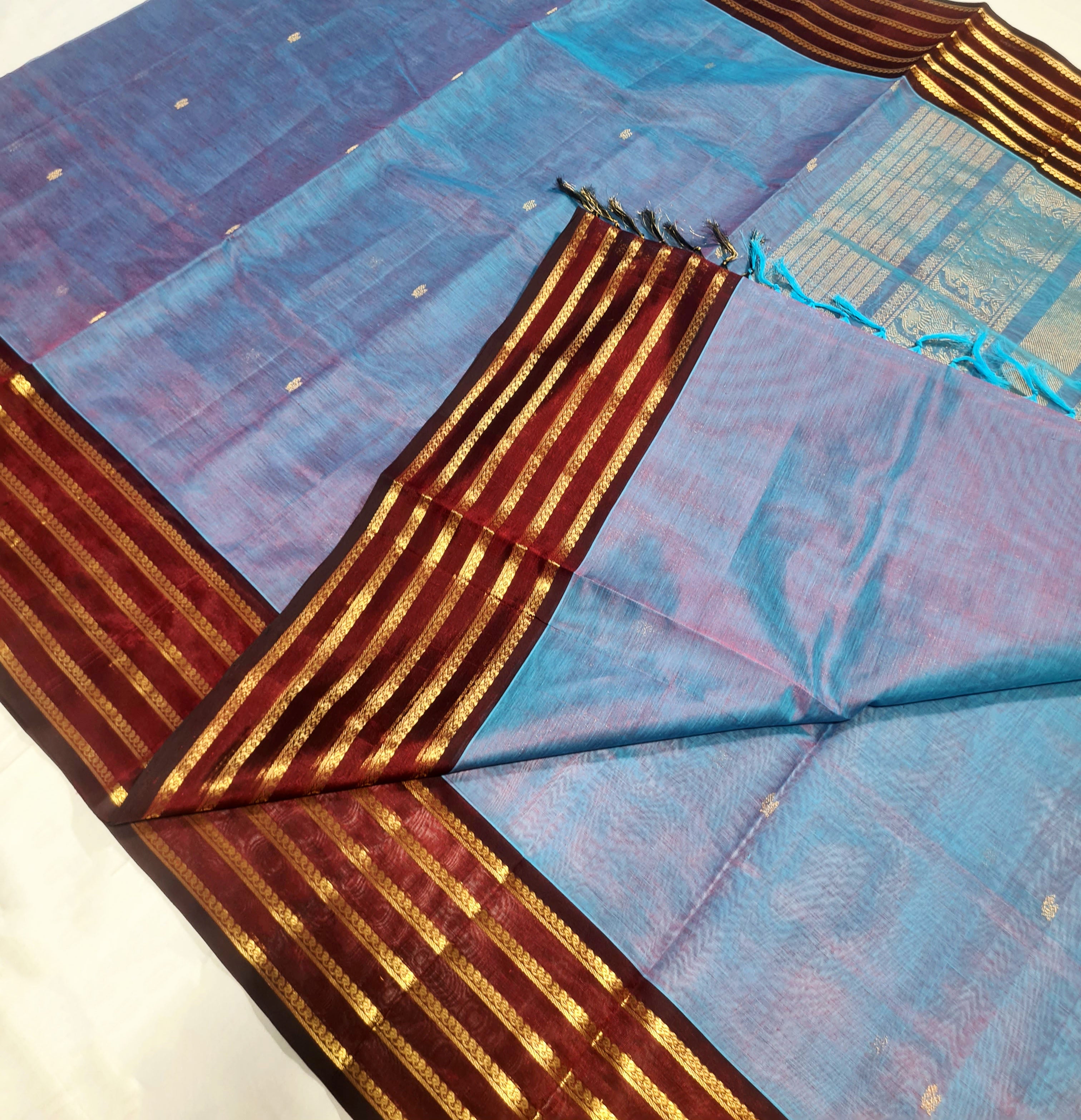 Kanchipuram Pure Silk Cotton Saree