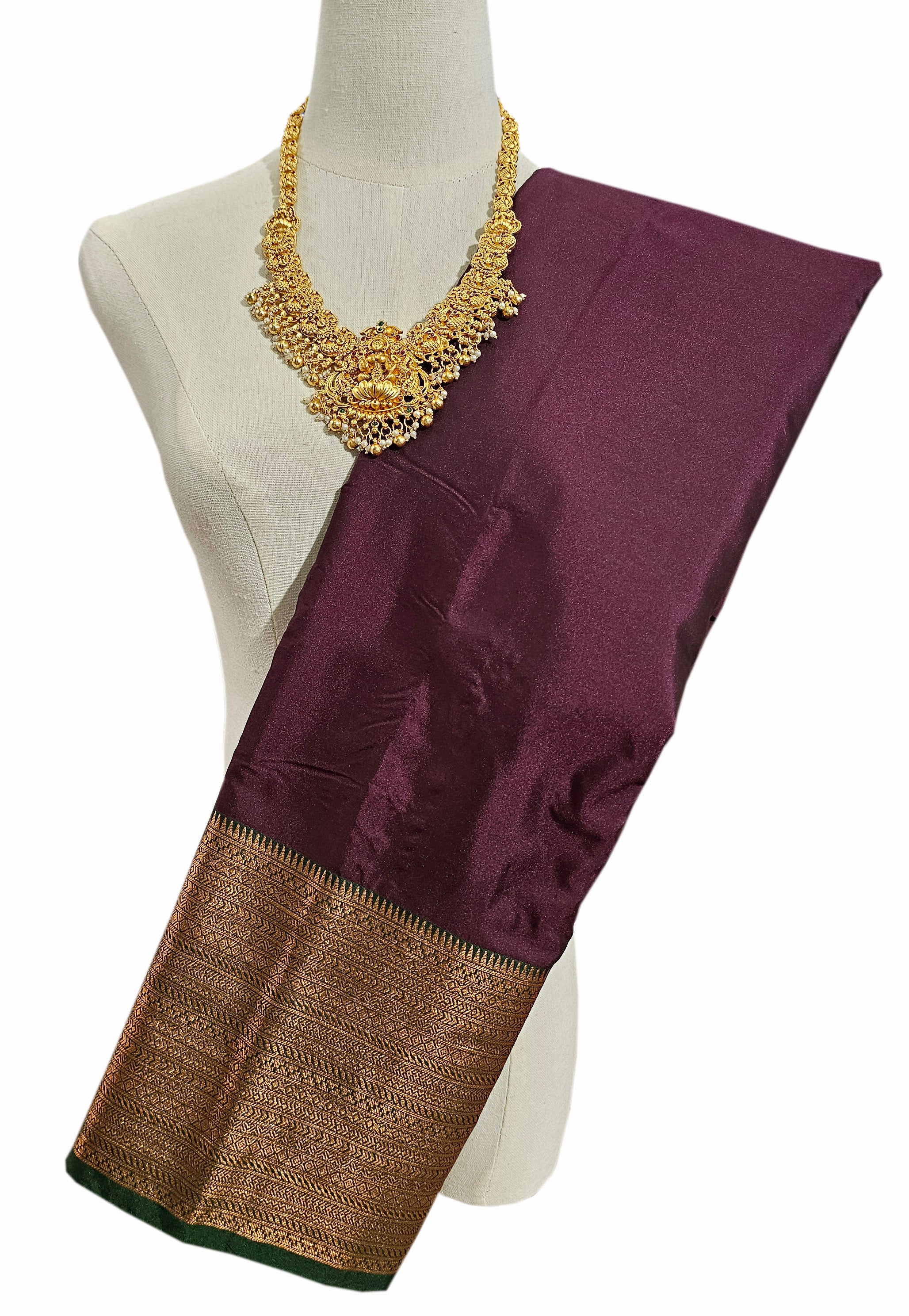 Vegan Soft Plain Sarees