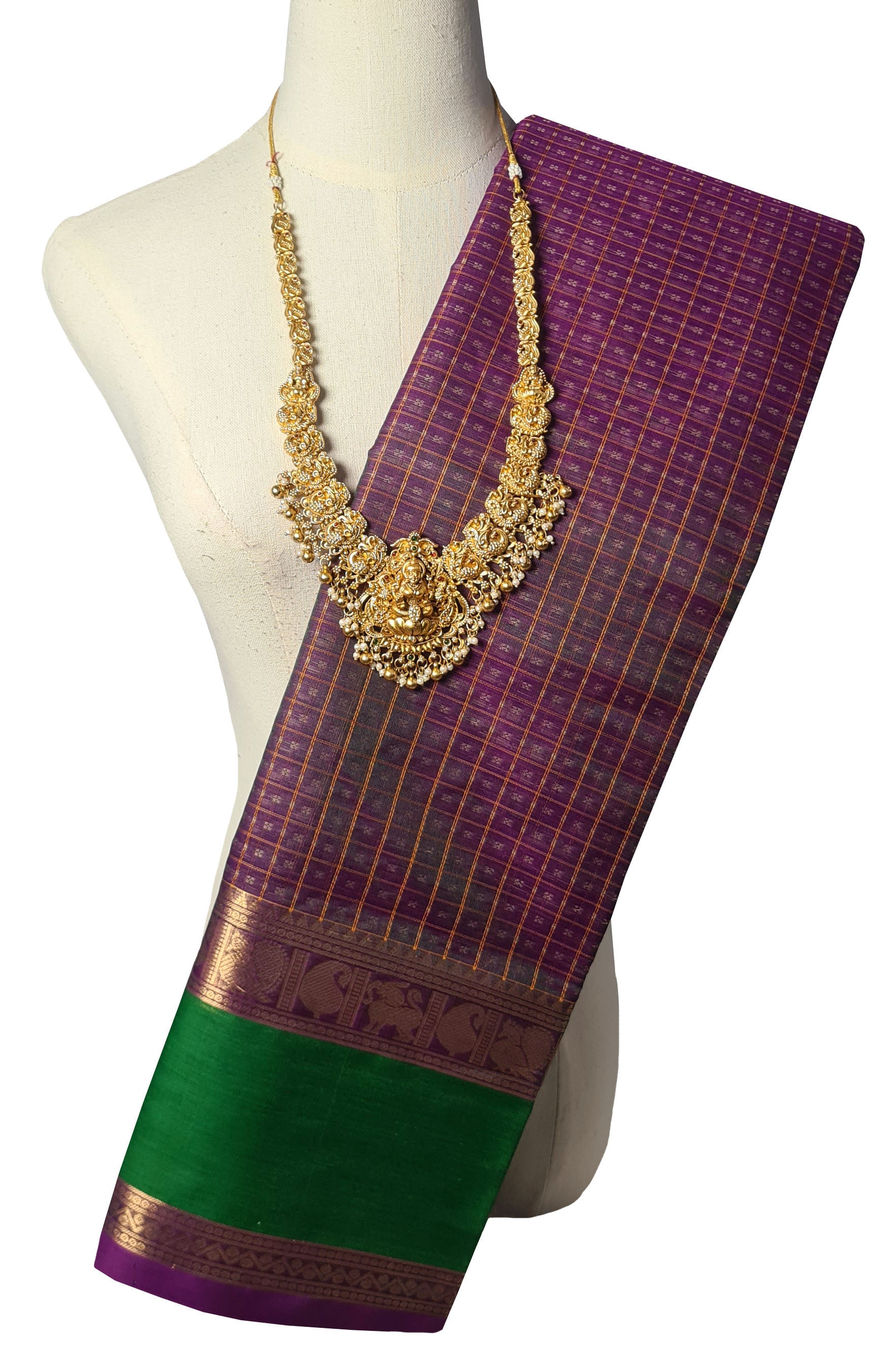 Kanchipuram Pure Silk Cotton Saree
