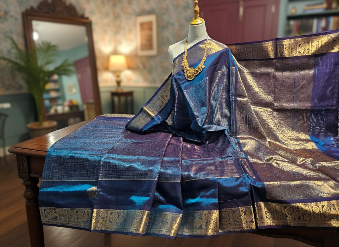 Kanchipuram Pure Silk Cotton Saree