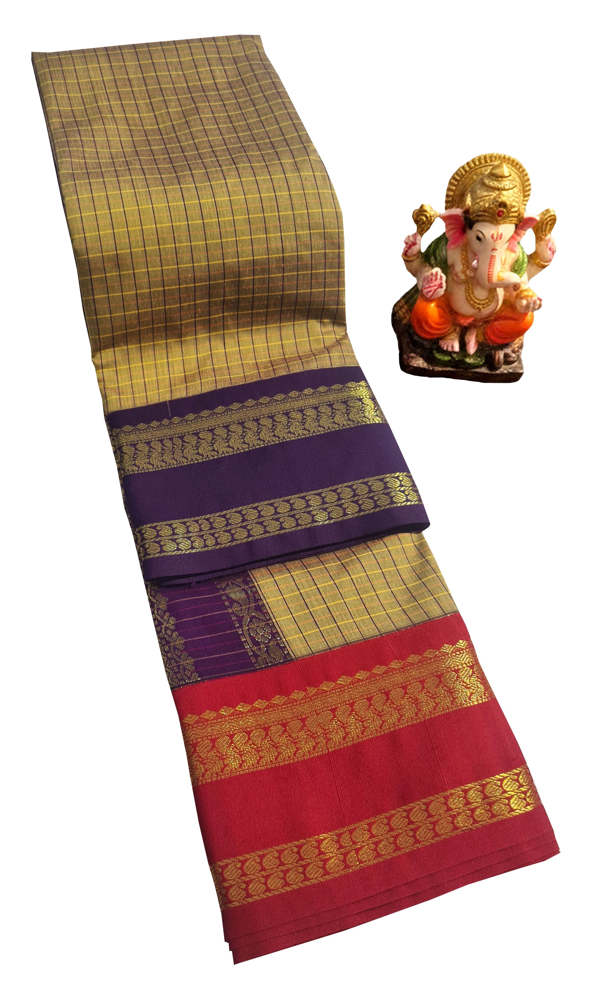 Kanchipuram Agarlic Cotton Sarees