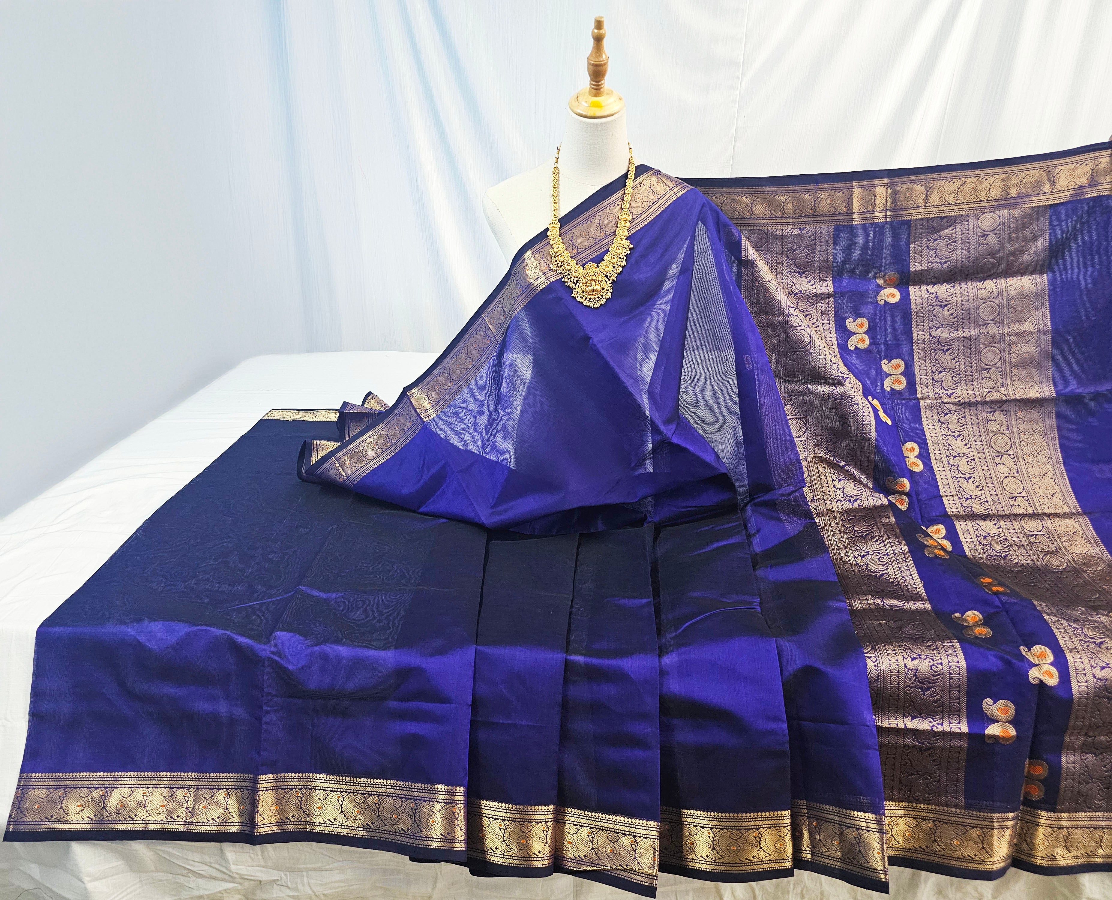 Kanchipuram Pure Silk Cotton Saree