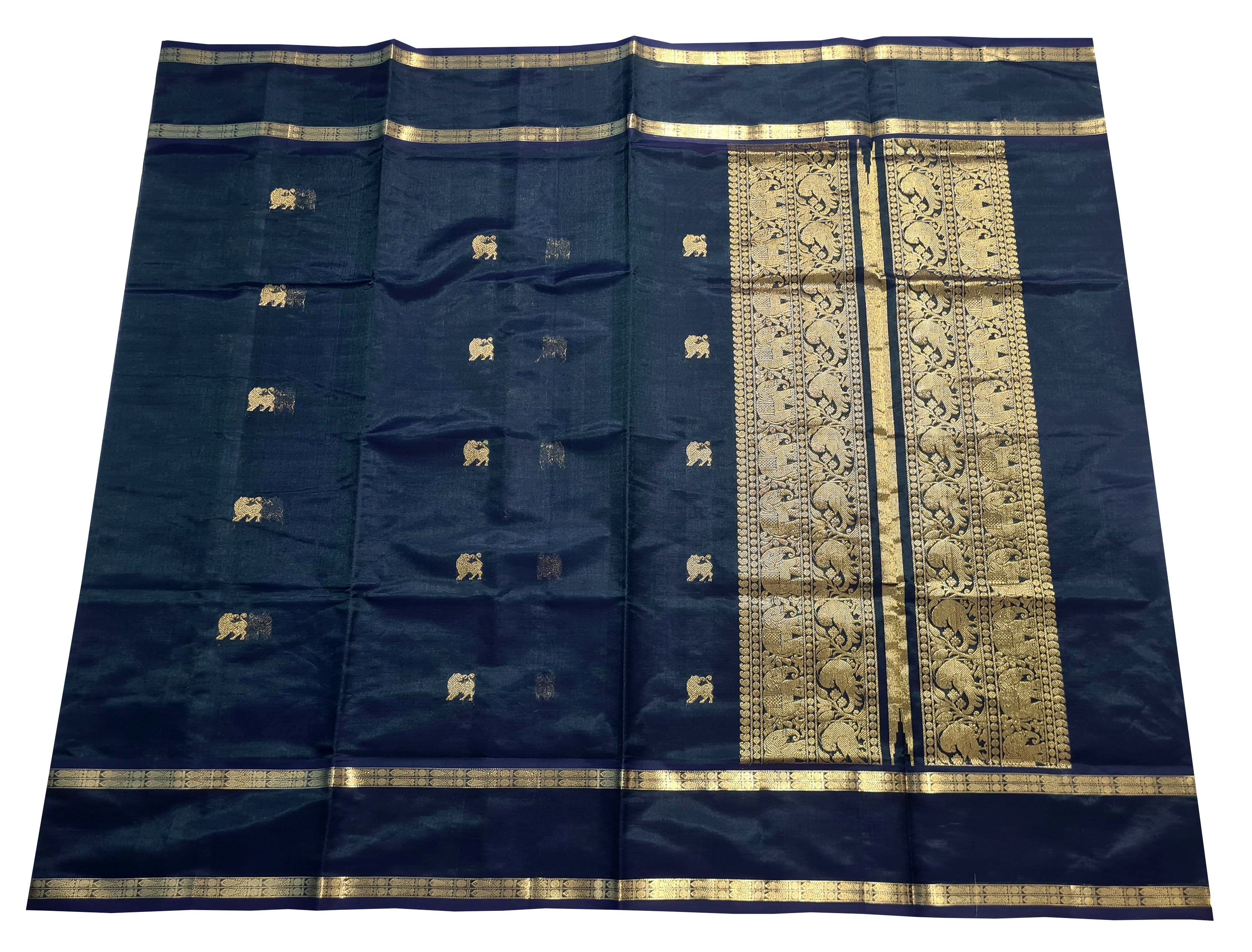 Kanchipuram Pure Silk Cotton Saree