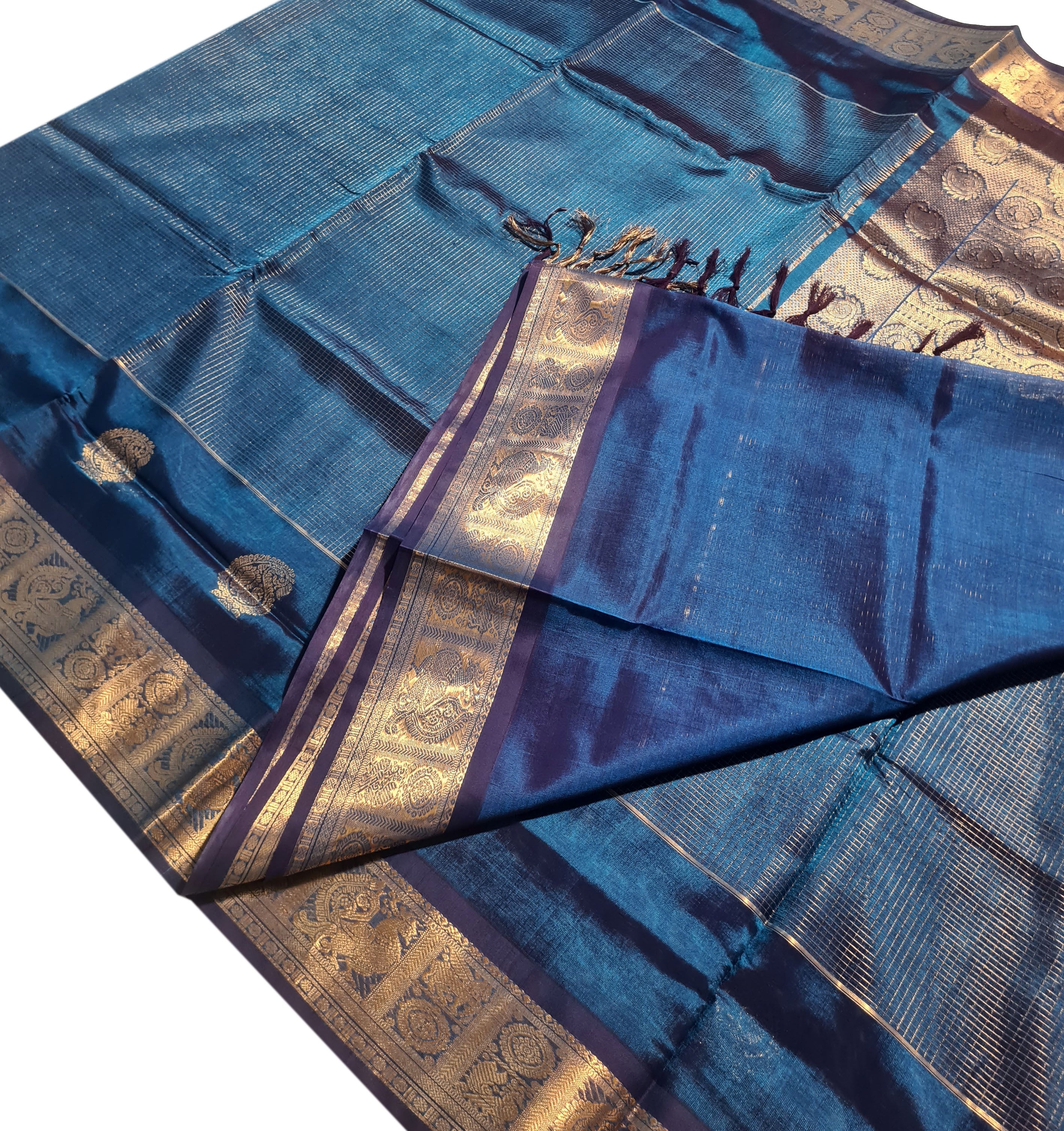 Kanchipuram Pure Silk Cotton Saree