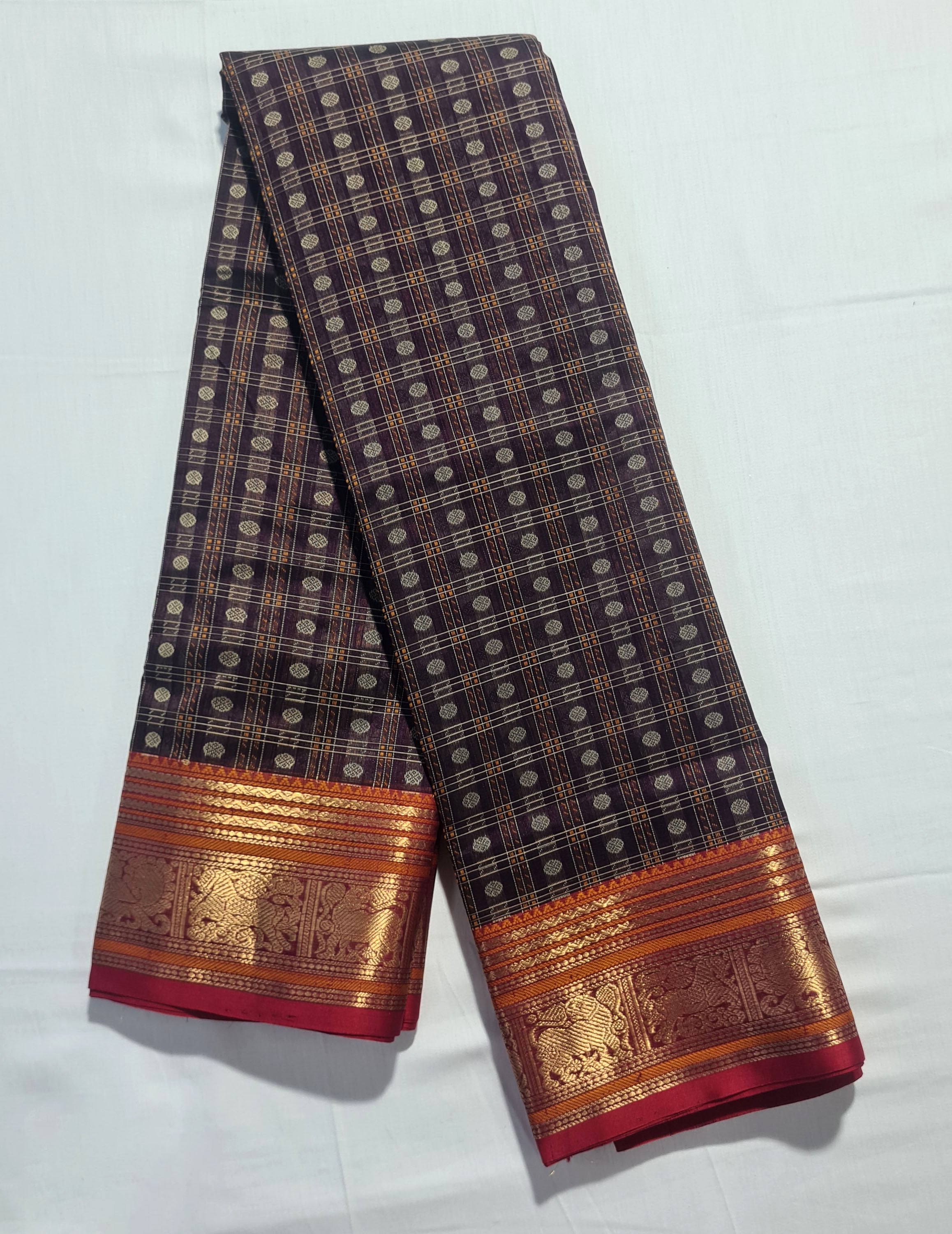 Kanchipuram Pure Silk Cotton Saree
