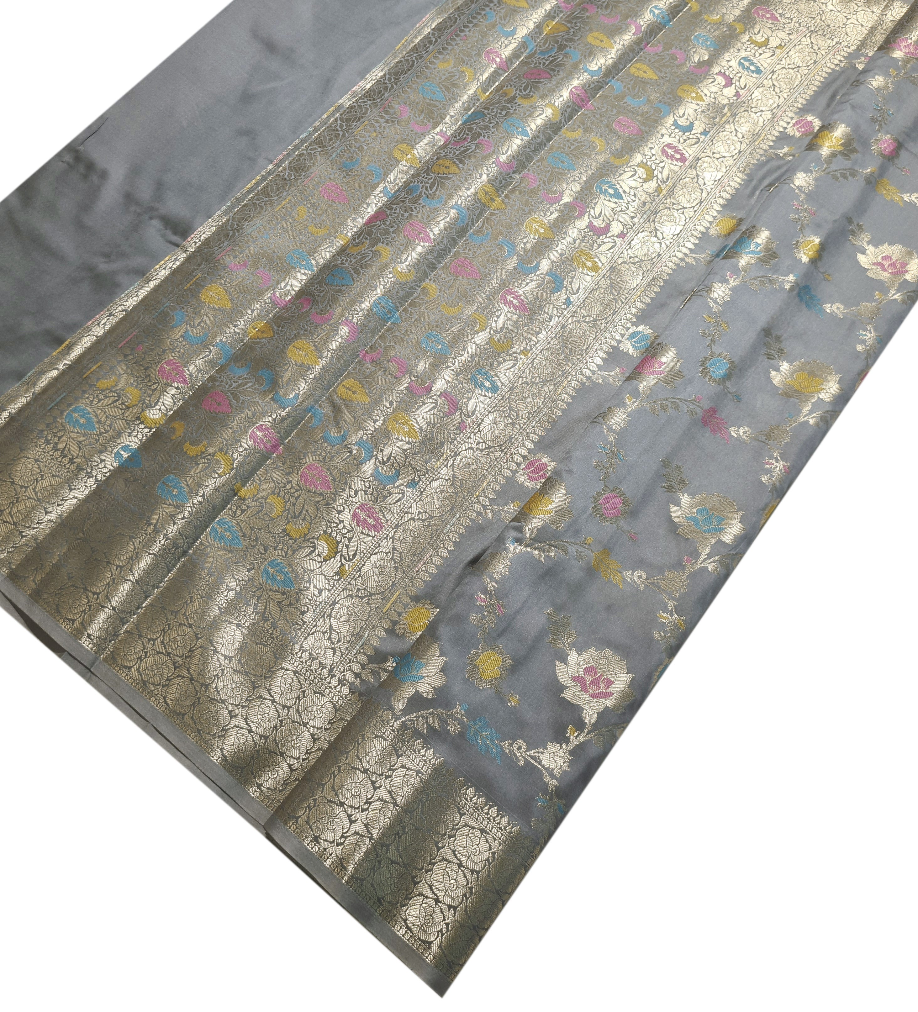 Banarasi Katan Jaal Silk Sarees