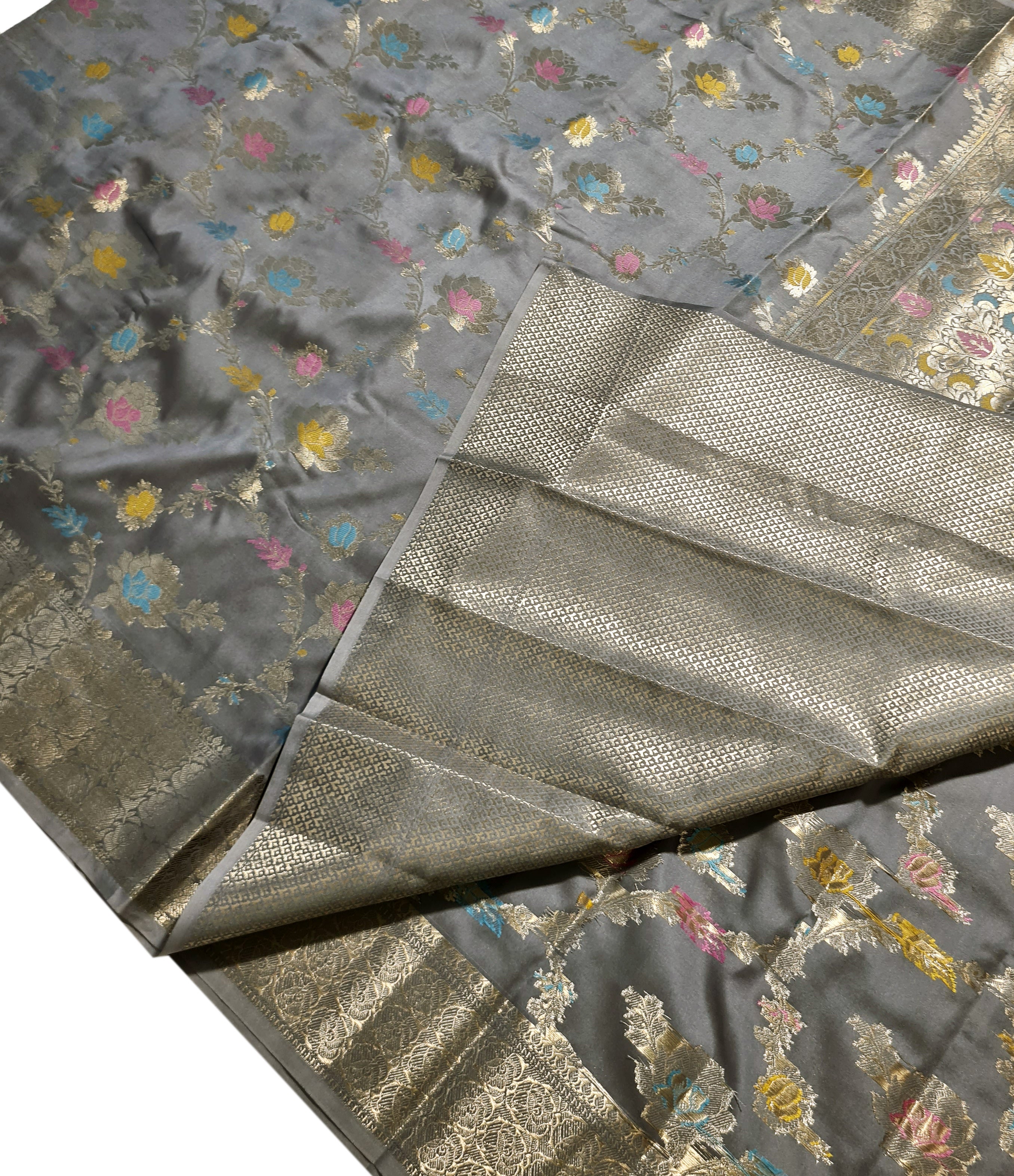 Banarasi Katan Jaal Silk Sarees
