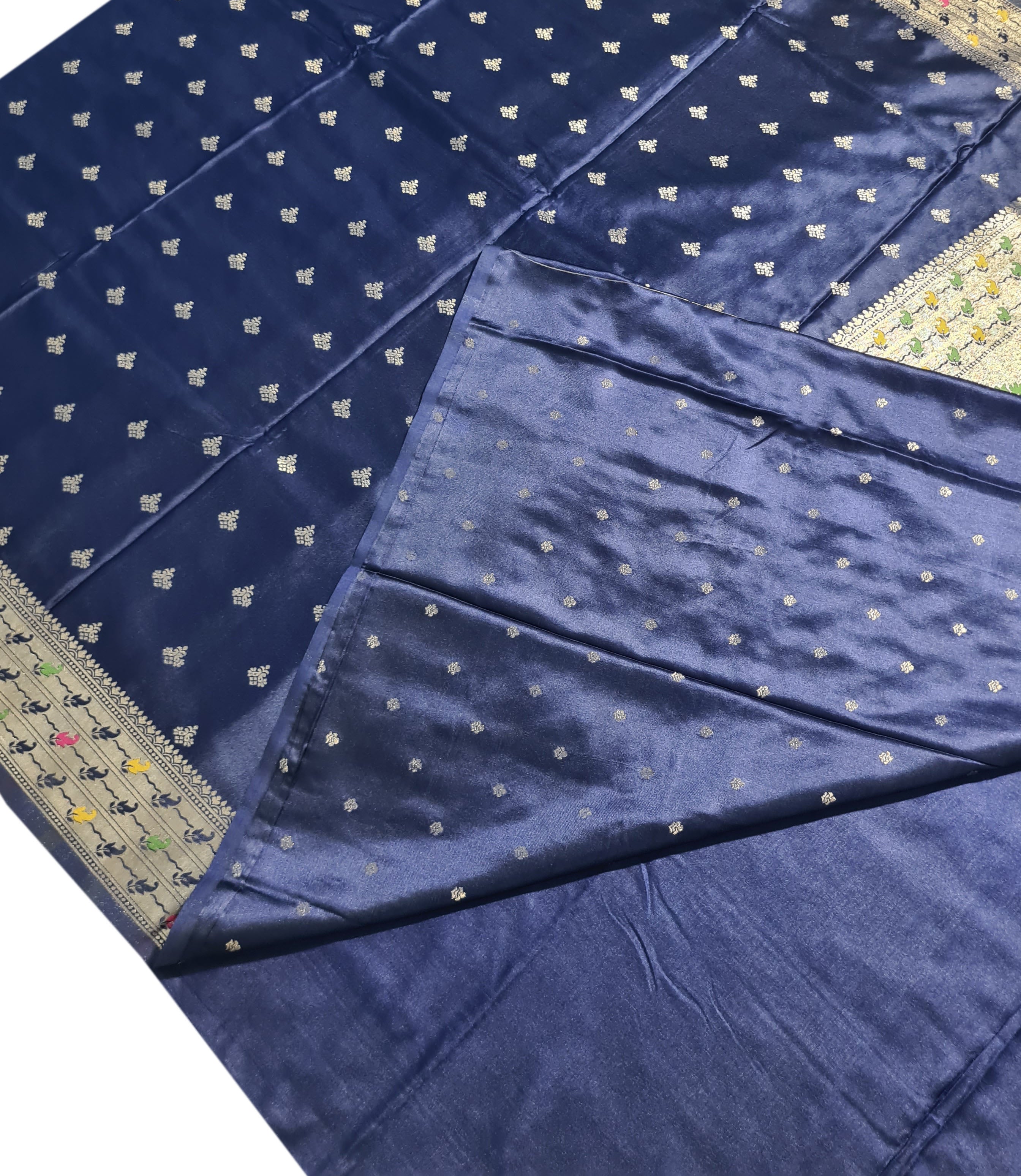 Bengaluru Crape Antic Silk Meena Sarees
