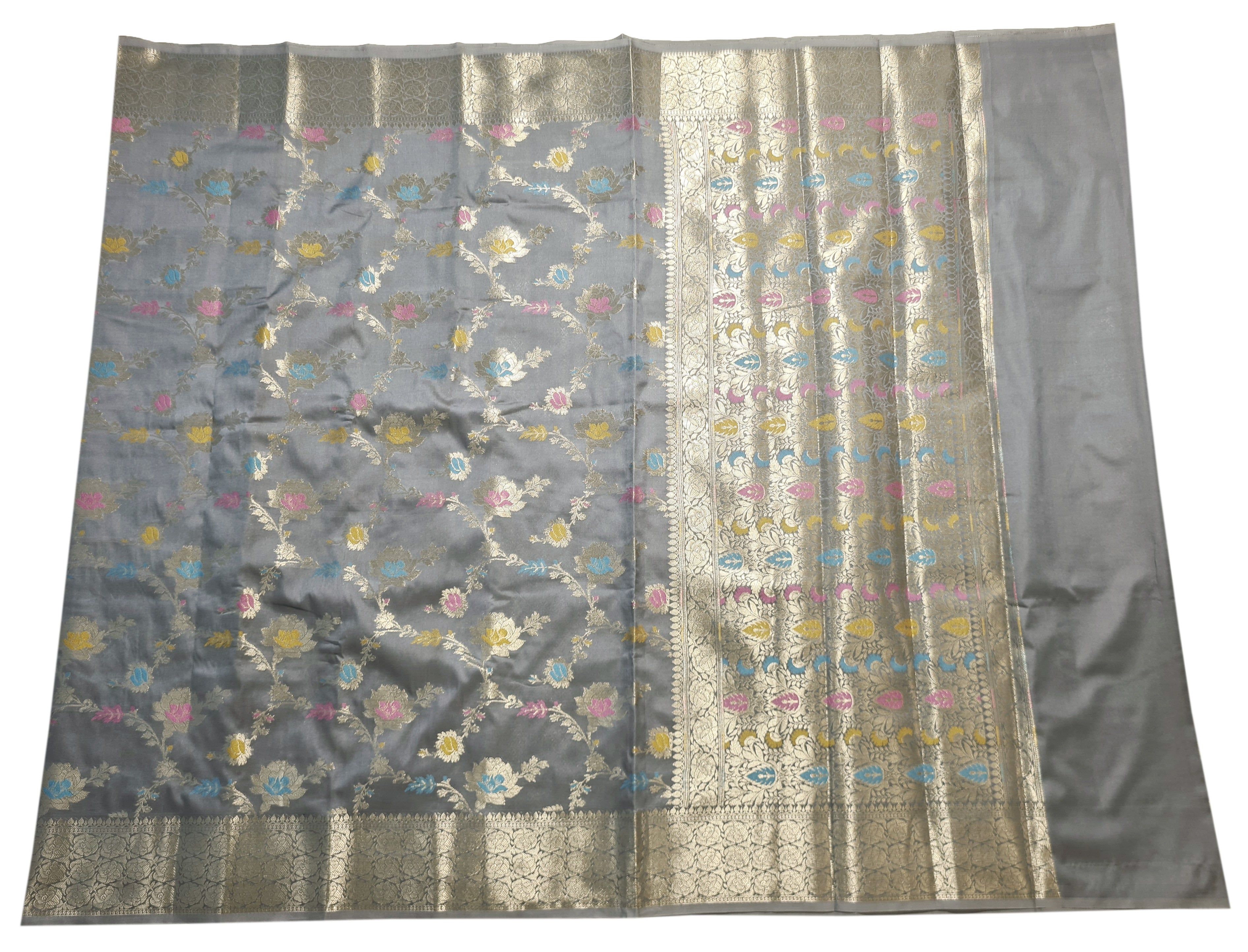 Banarasi Katan Jaal Silk Sarees