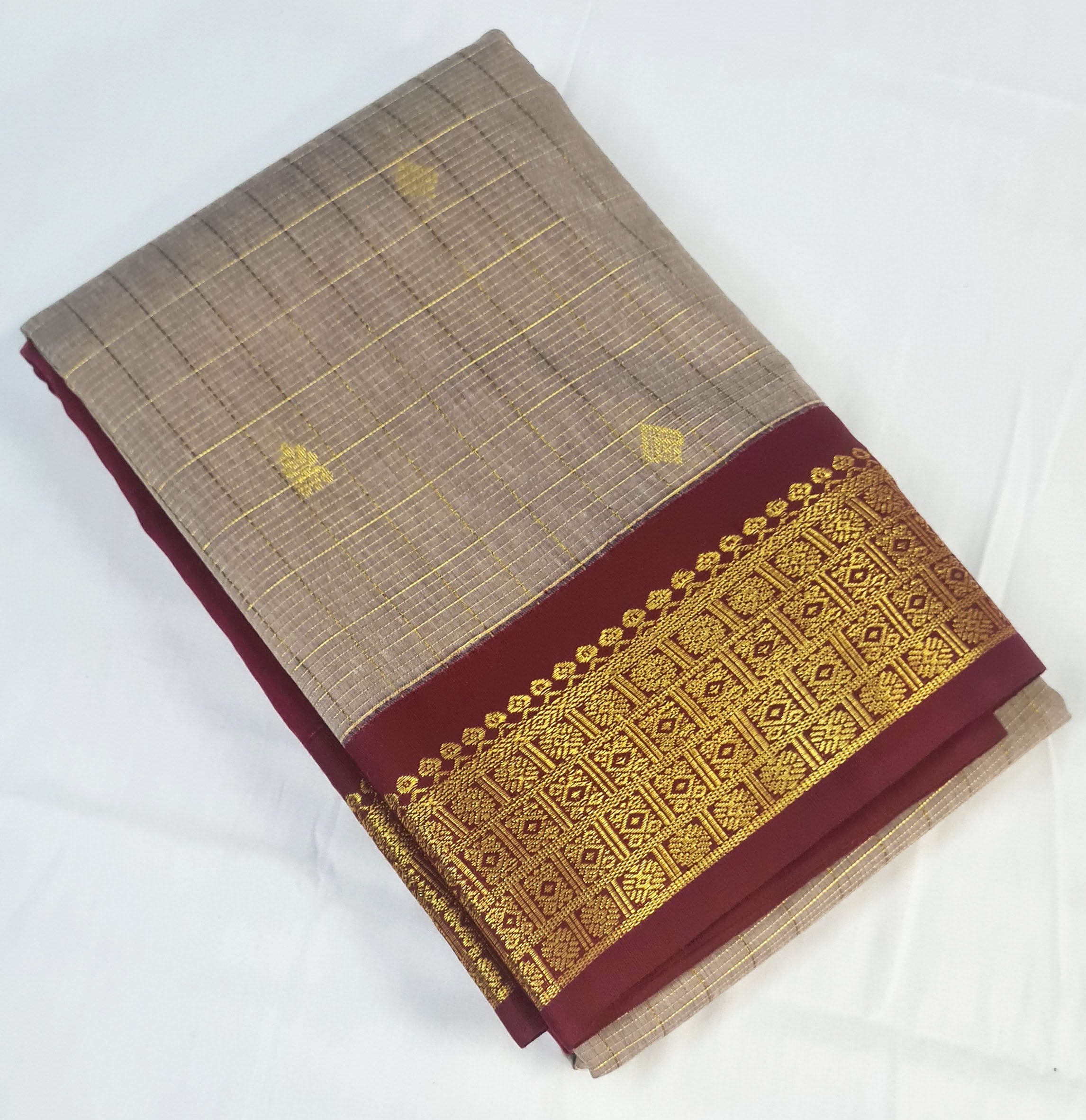 Kanchipuram Agarlic Cotton Sarees