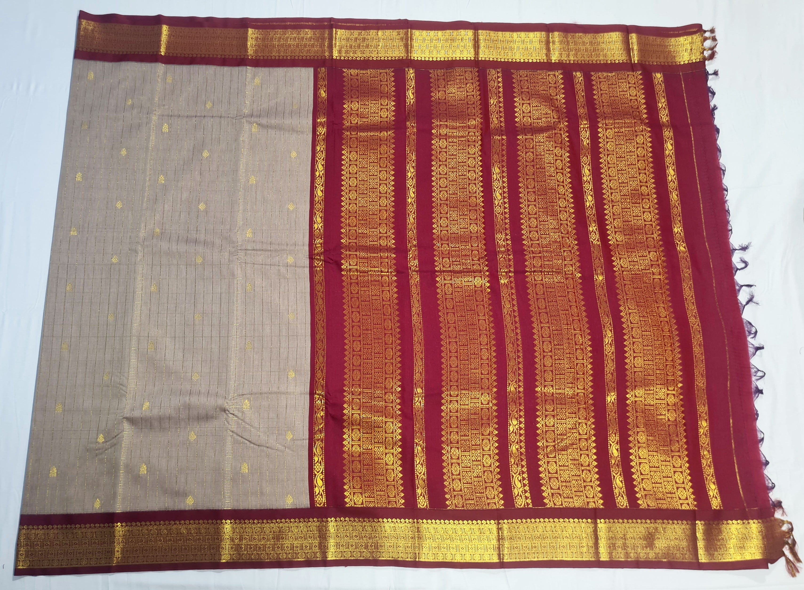 Kanchipuram Agarlic Cotton Sarees