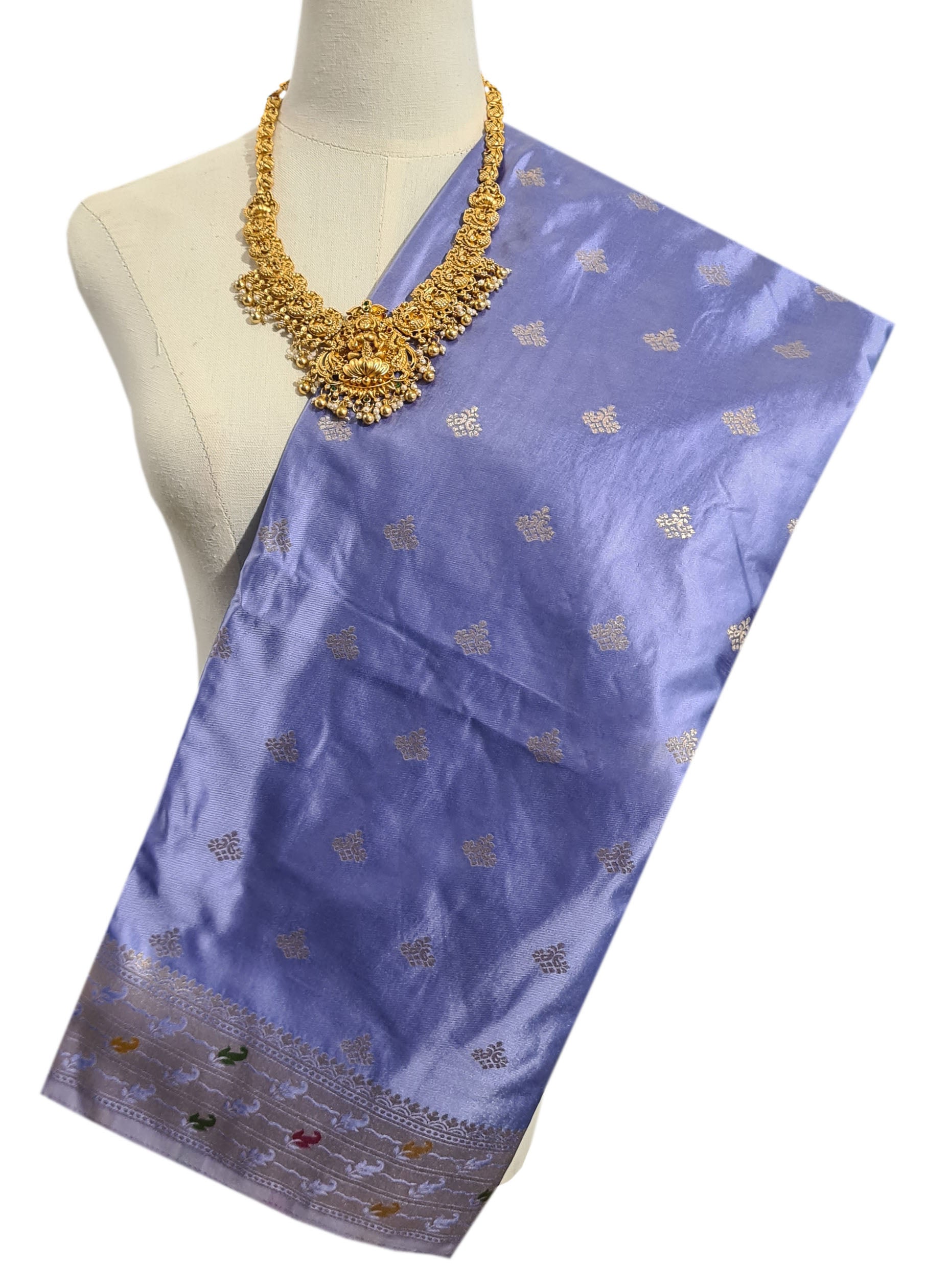 Bengaluru Crape Antic Silk Meena Sarees
