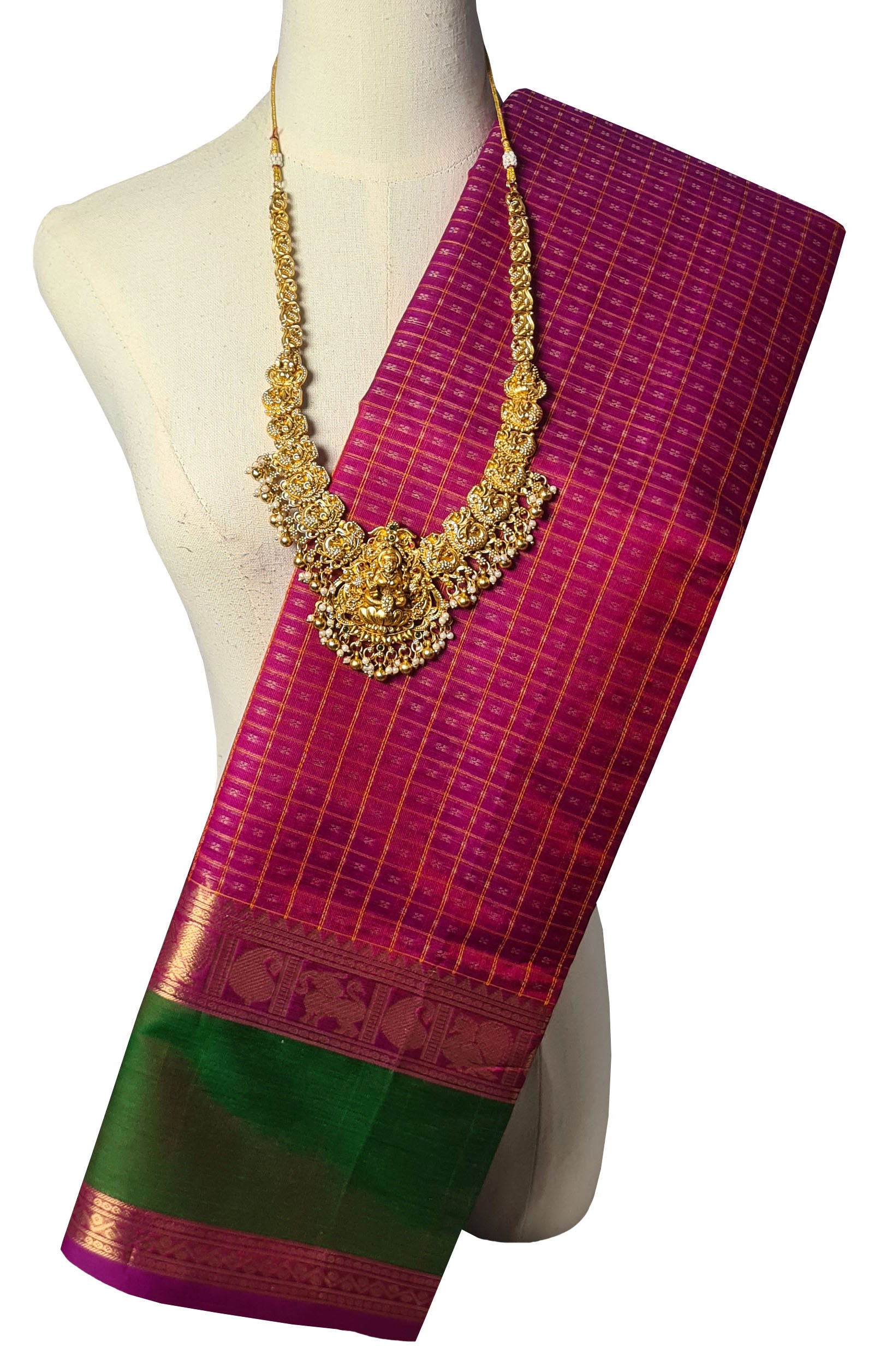 Kanchipuram Pure Silk Cotton Saree