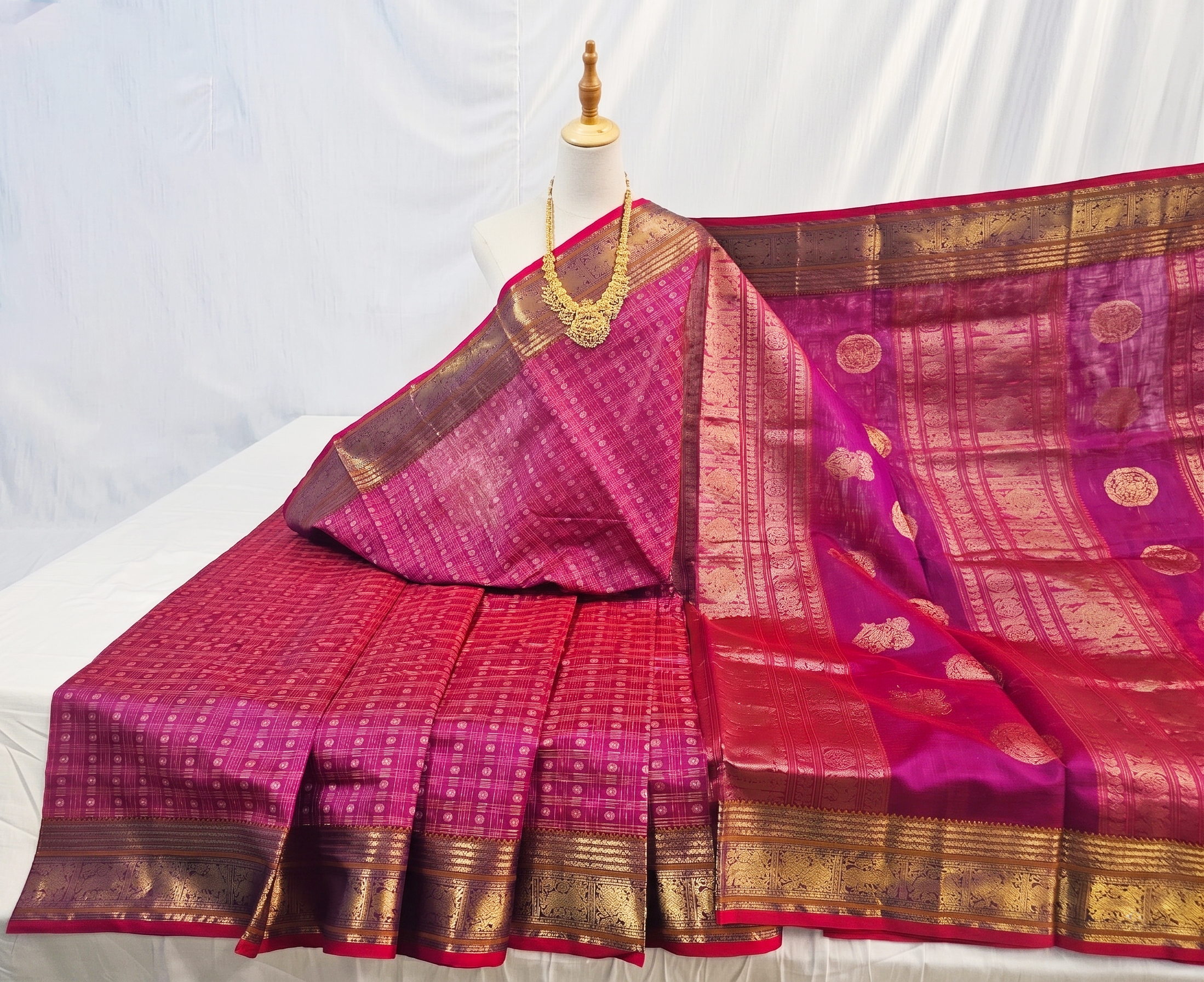 Kanchipuram Pure Silk Cotton Saree