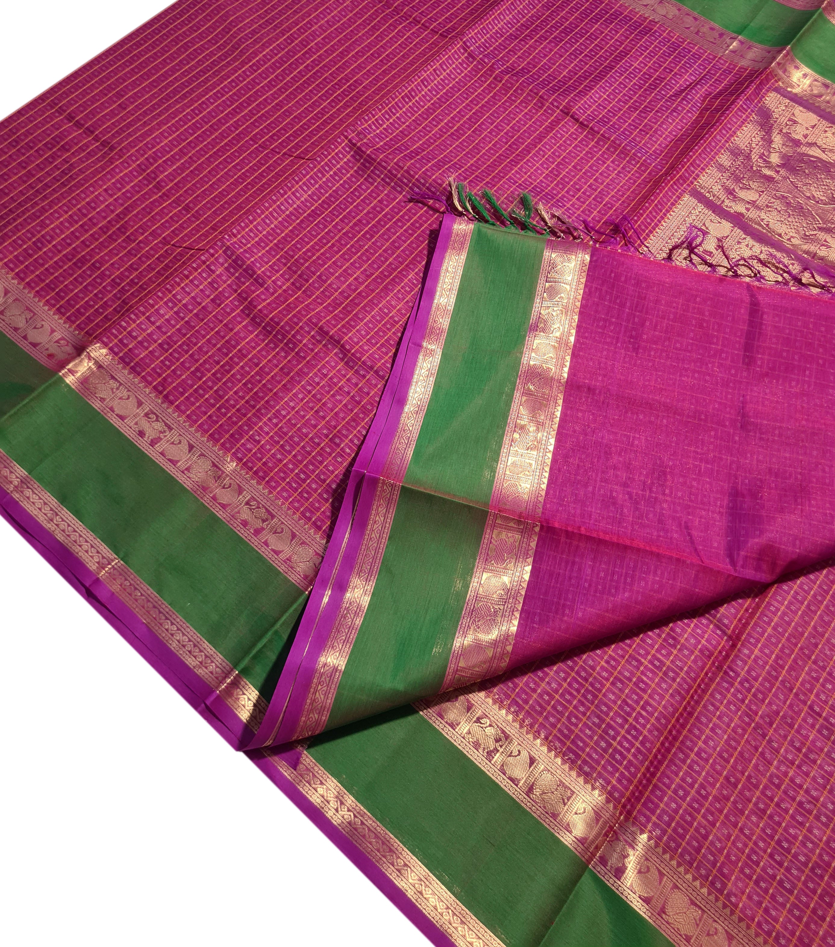 Kanchipuram Pure Silk Cotton Saree