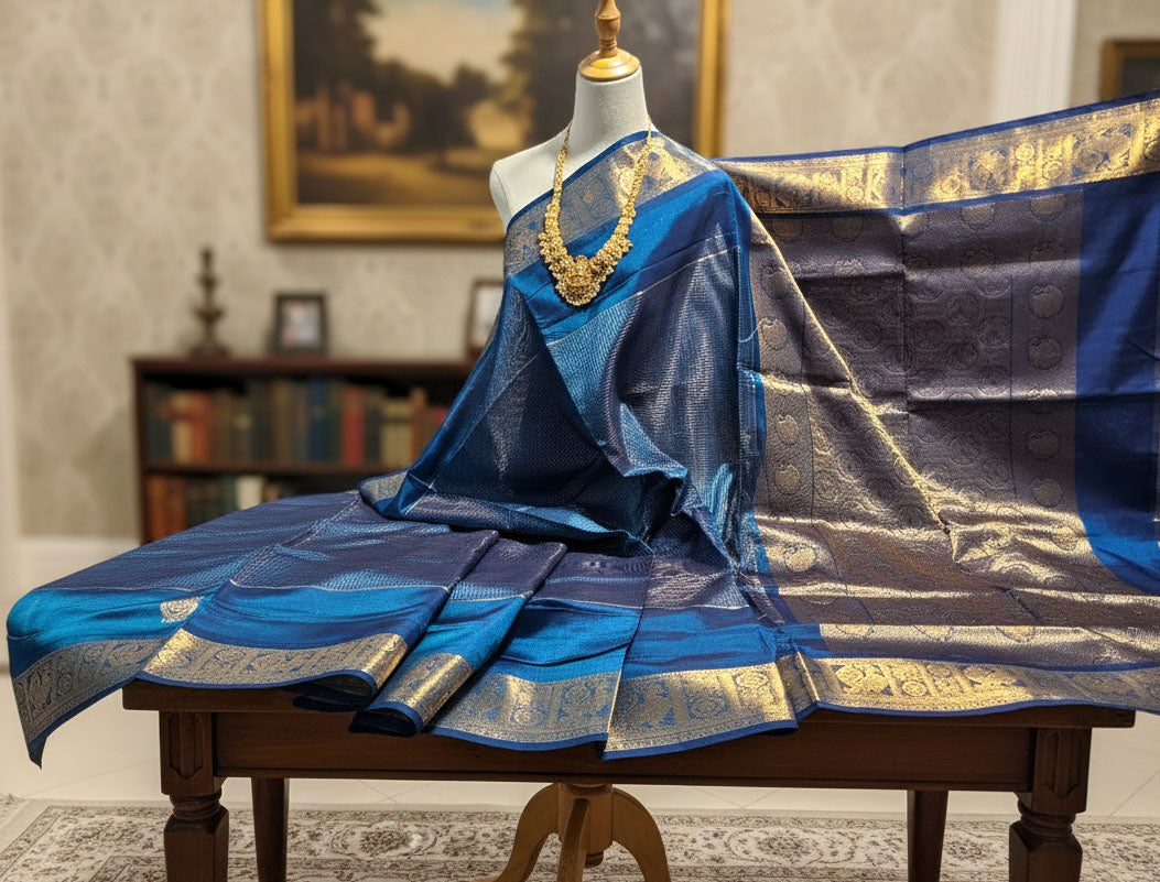 Kanchipuram Pure Silk Cotton Saree