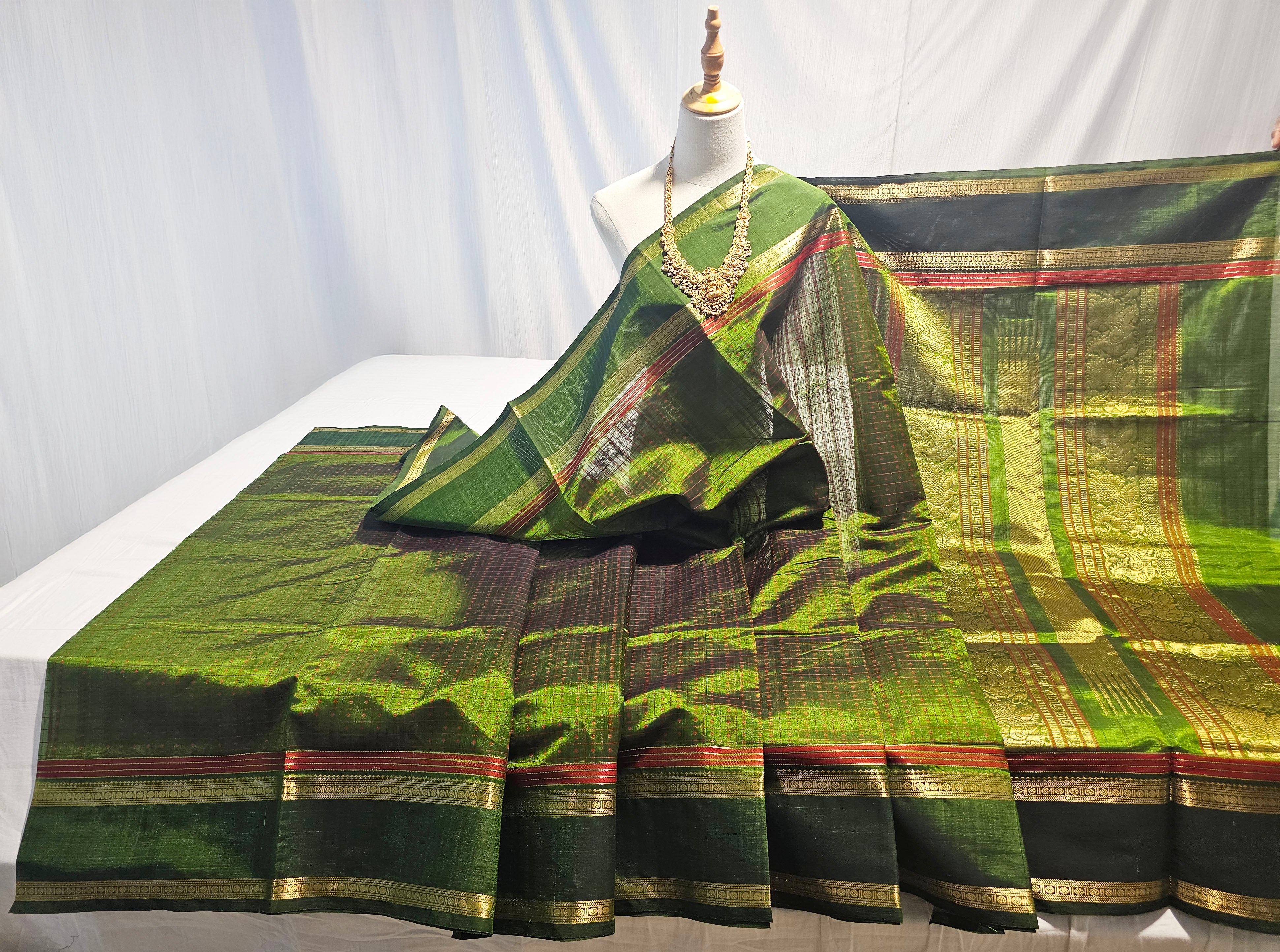 Kanchipuram Pure Silk Cotton Saree